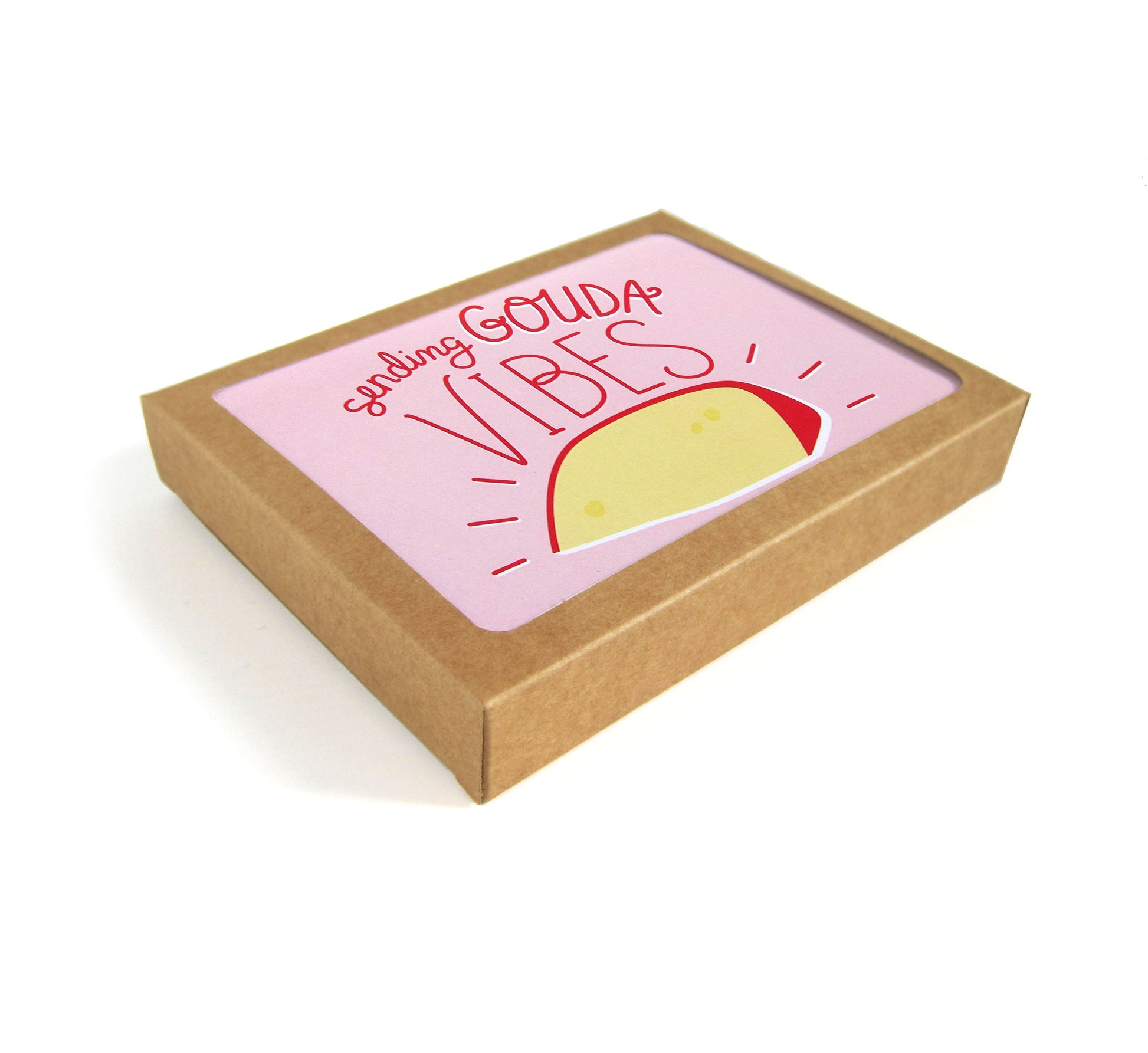 Pack of 8 Gouda Vibes cards