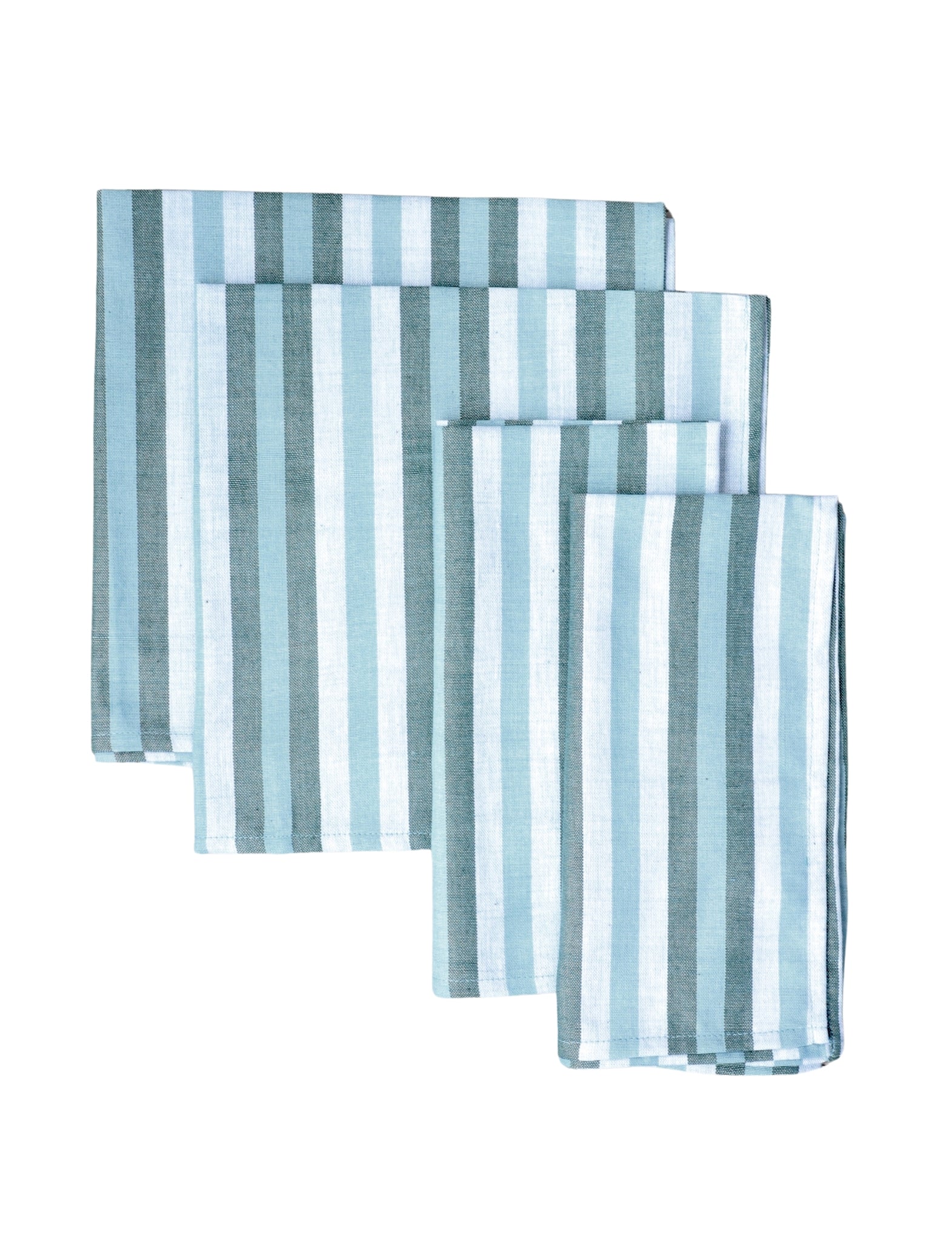 Cloth Napkins - Ocean Stripes - Set of 4 - Passion Lilie