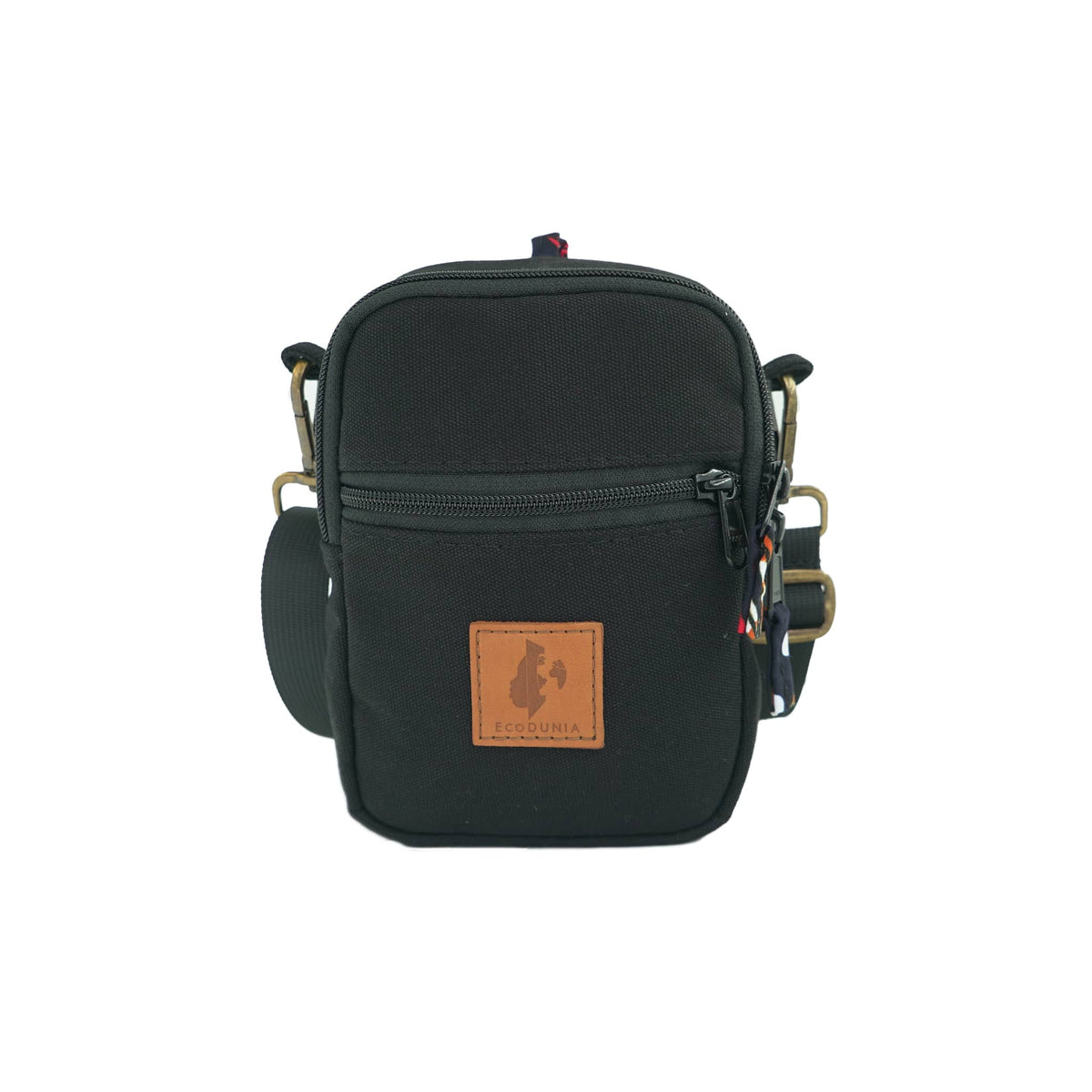Rozi Canvas Crossbody Bag 1L | Mini Shoulder Bag #color_black