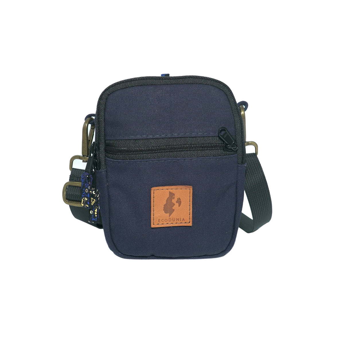 Rozi Canvas Crossbody Bag 1L | Mini Shoulder Bag #color_navy-blue