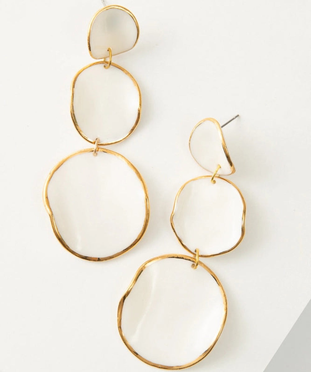 Stacked Spheres Earrings