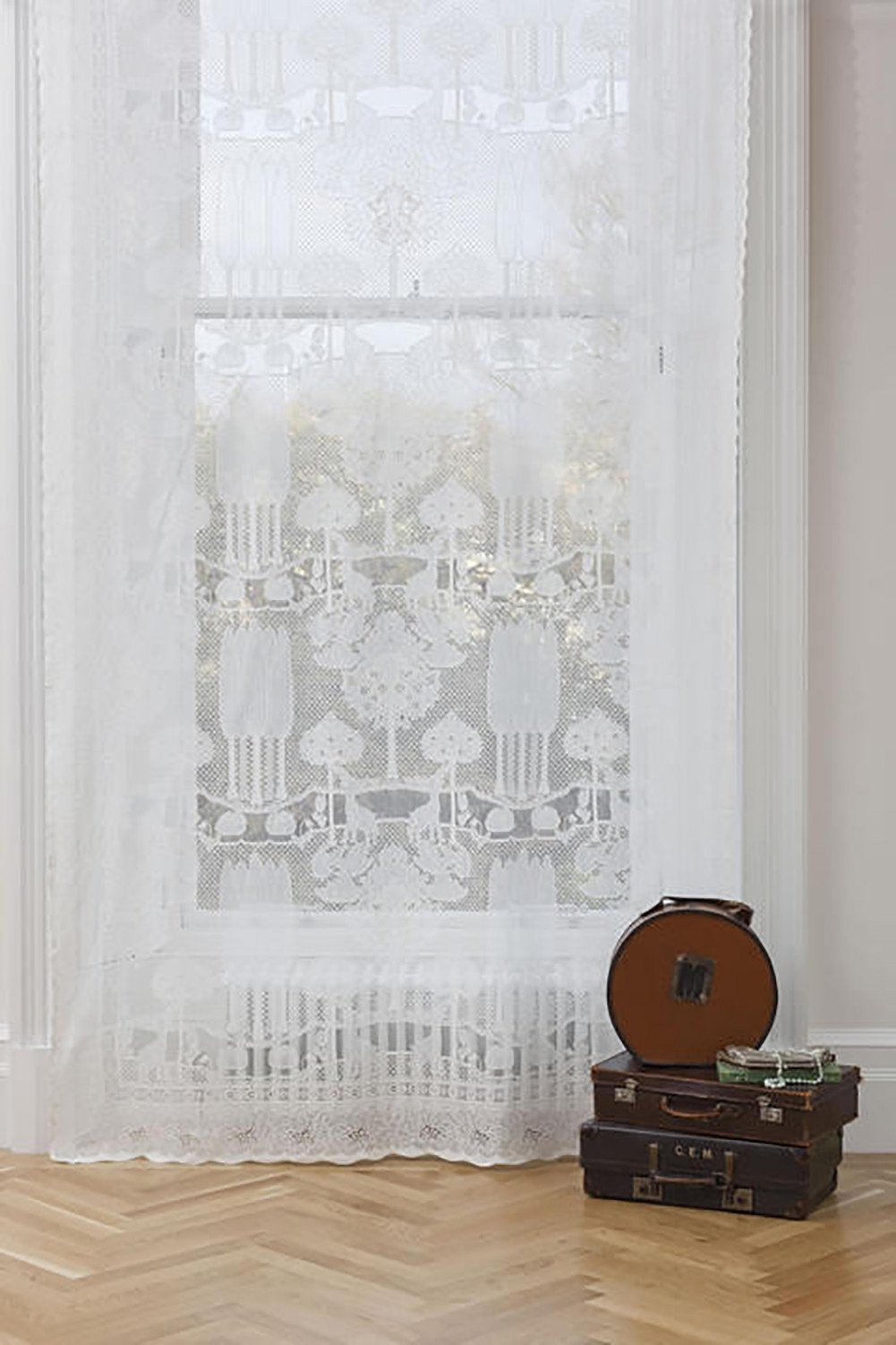 Scottish Lace Panels: The Stag-Home Gifts-Prince of Scots-51" x 72"-Prince of Scots