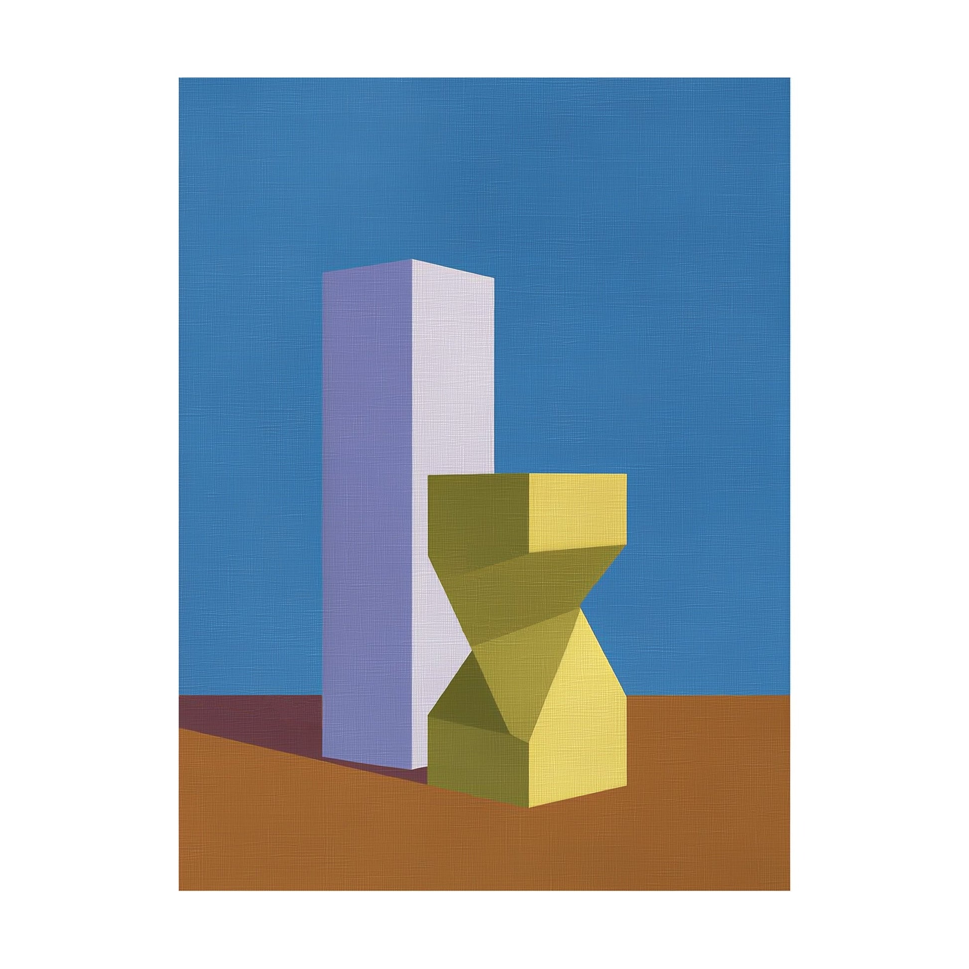 Form and Structure No. 05 — Geometric Abstract Art Print