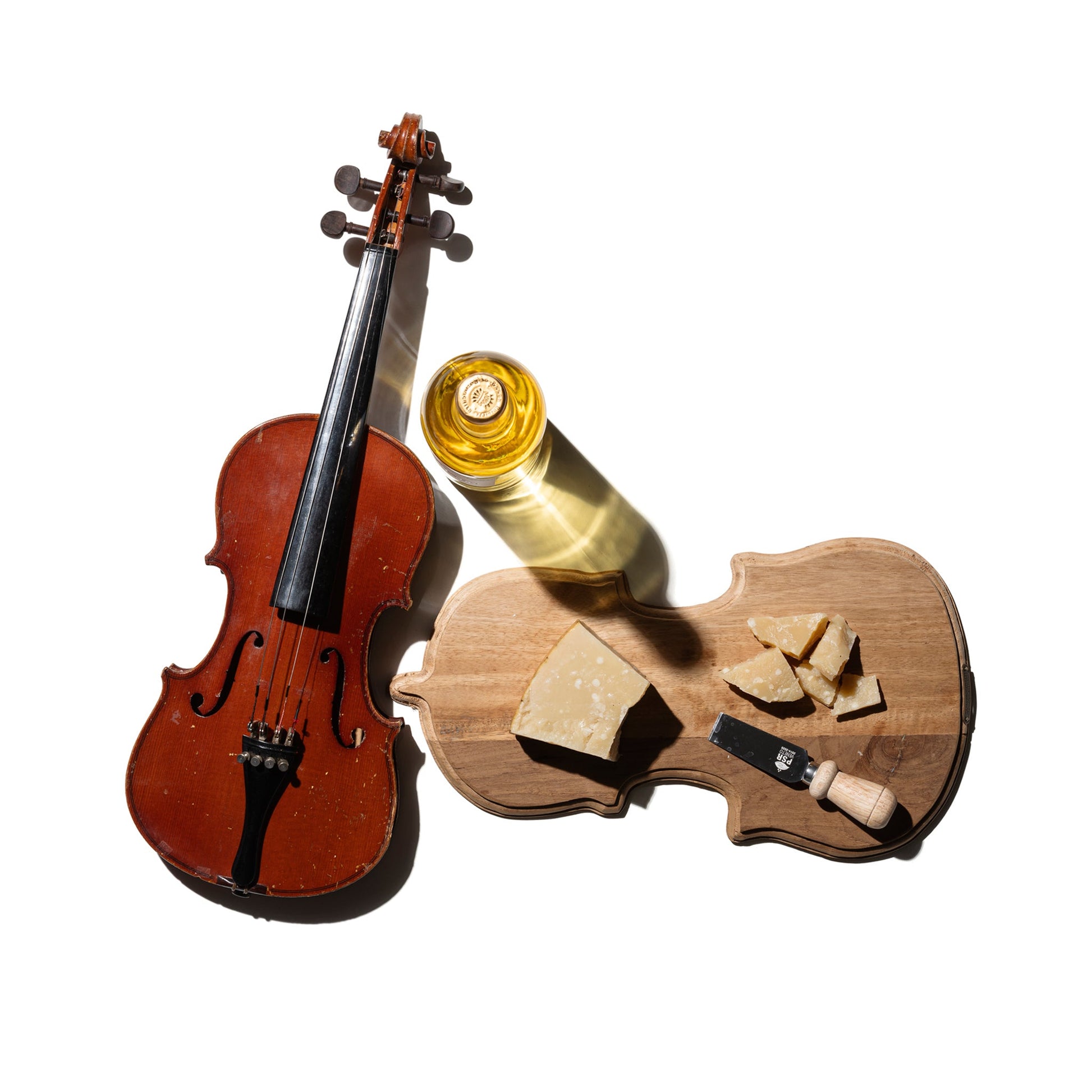 Wood Violin Cutting Board 1