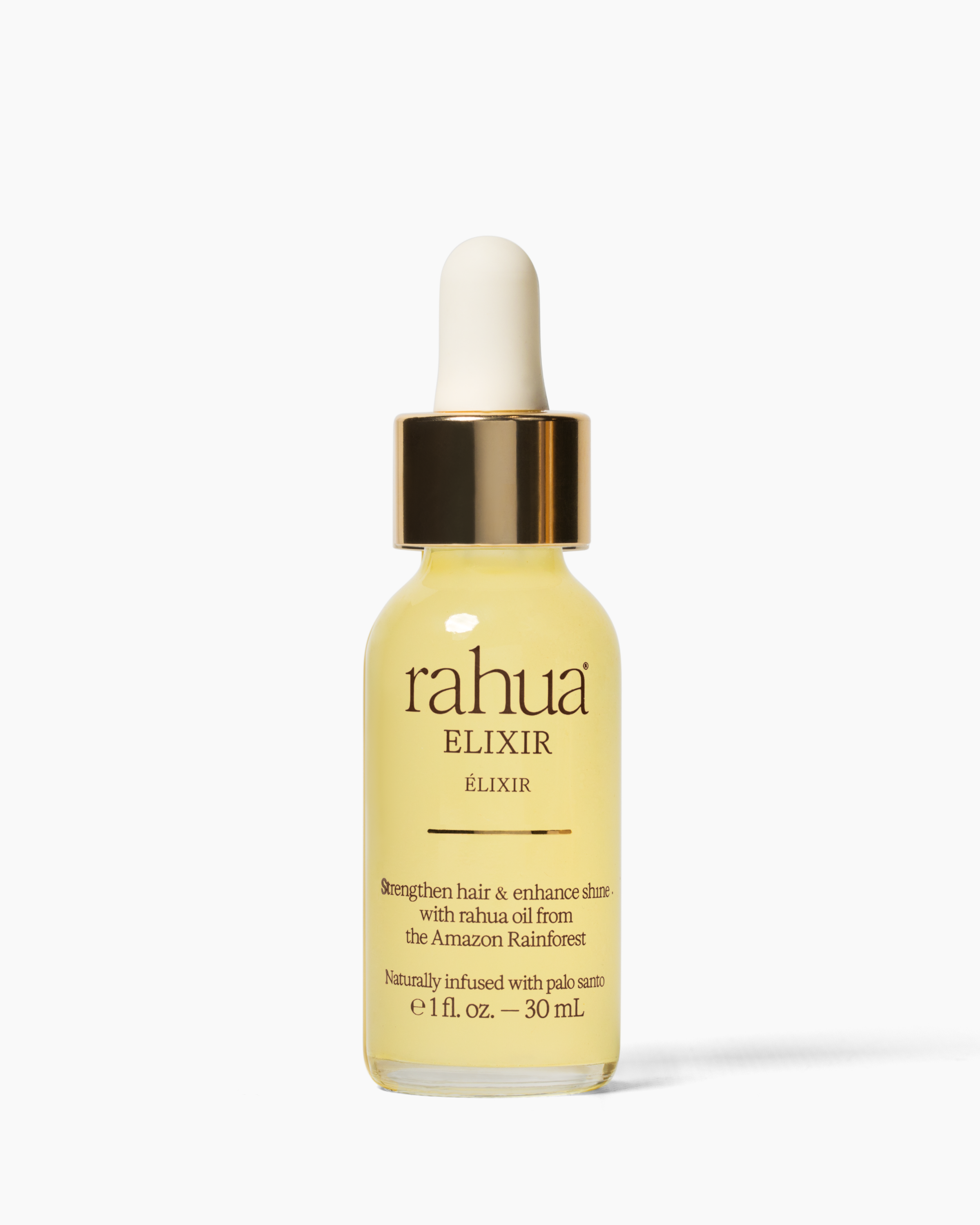 Rahua Elixir dropper bottle on a white background|variant:1-oz