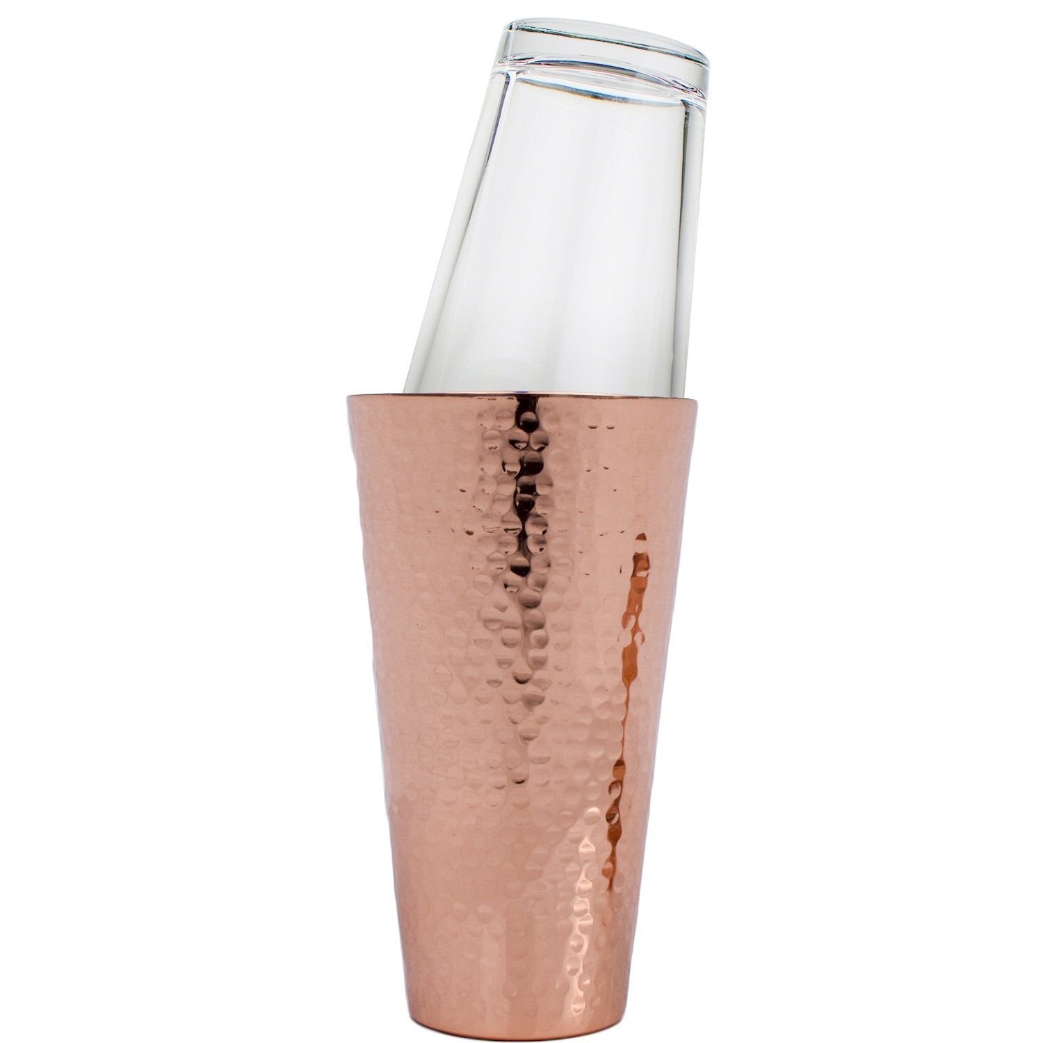 Prince of Scots Professional Hammered Copper Boston Style Cocktail Shaker-Dining and Entertaining-Prince of Scots-634934466375-ProCopperShaker-Prince of Scots