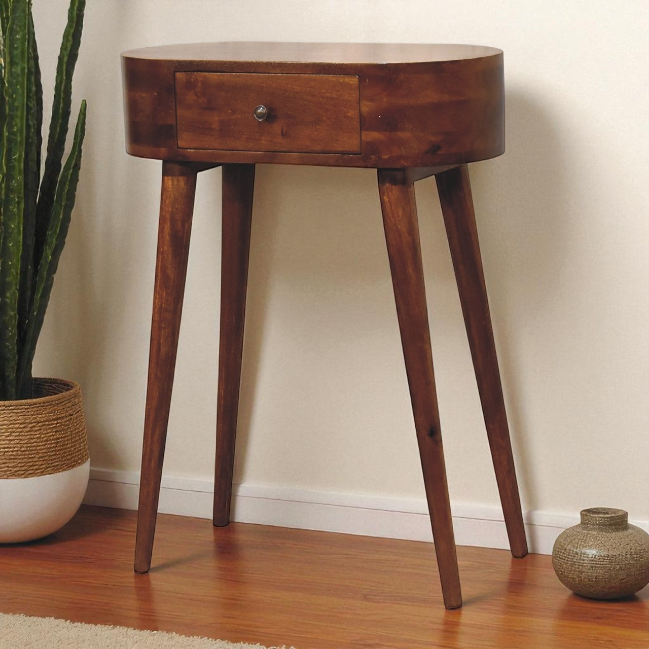 Solid Wood Mini Albion Chestnut Console
