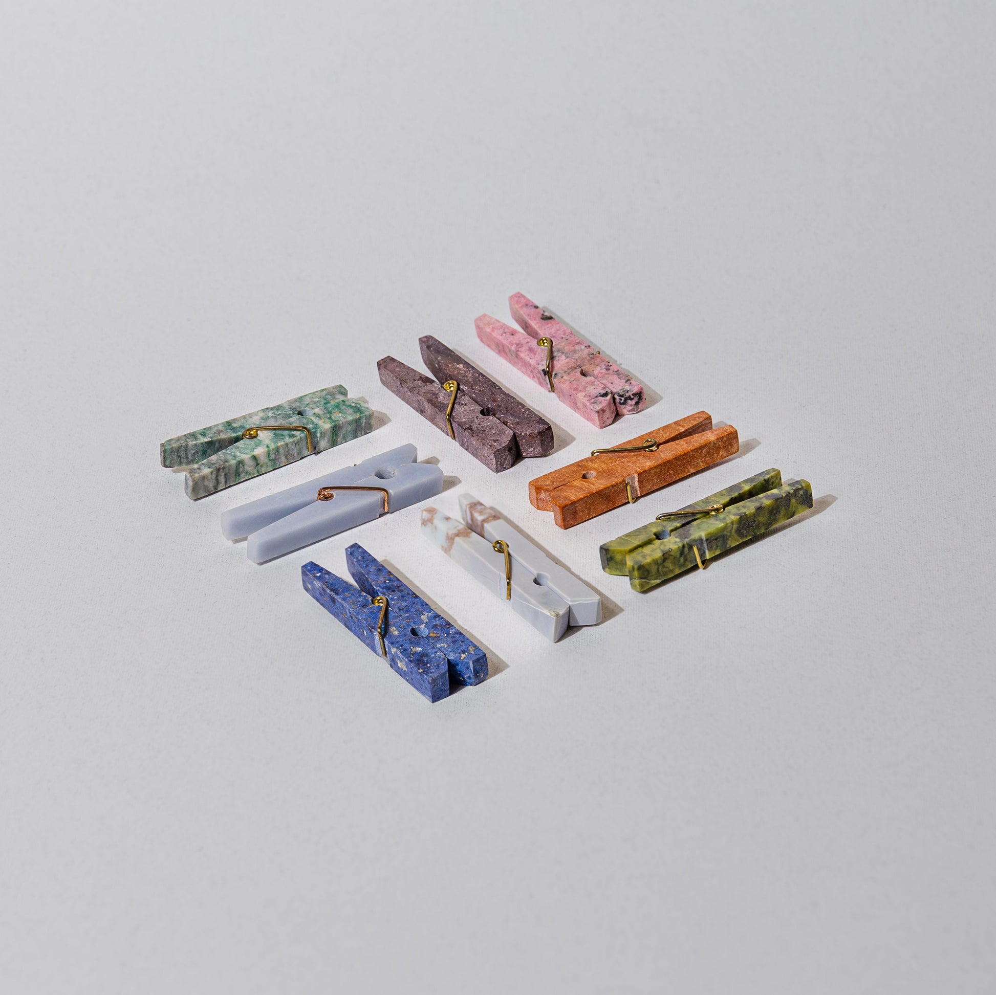 Decorative Laundry Clip - Dumortierite Blue