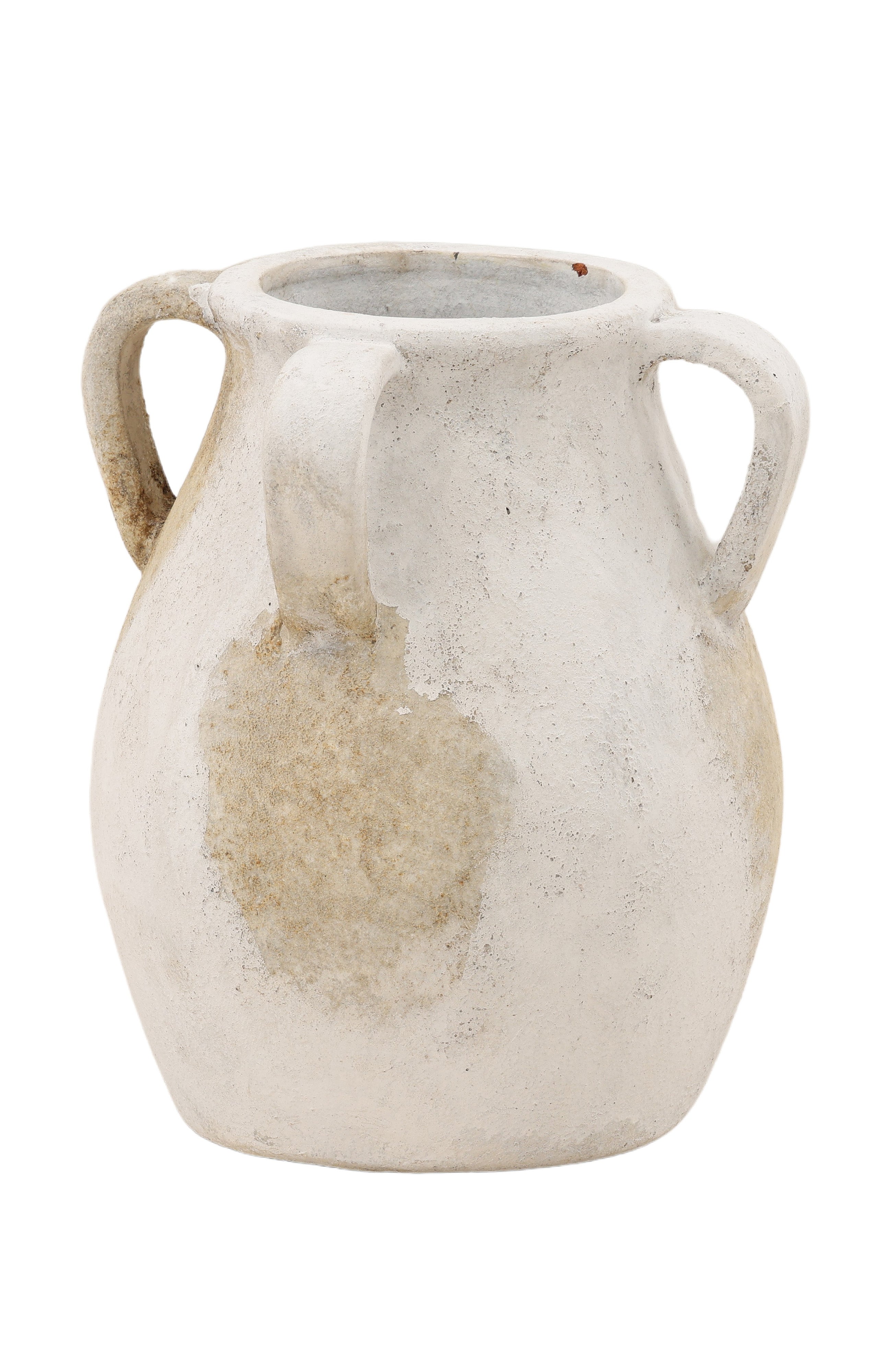 Helena Dual-Handle Terracotta Vase - Ivory