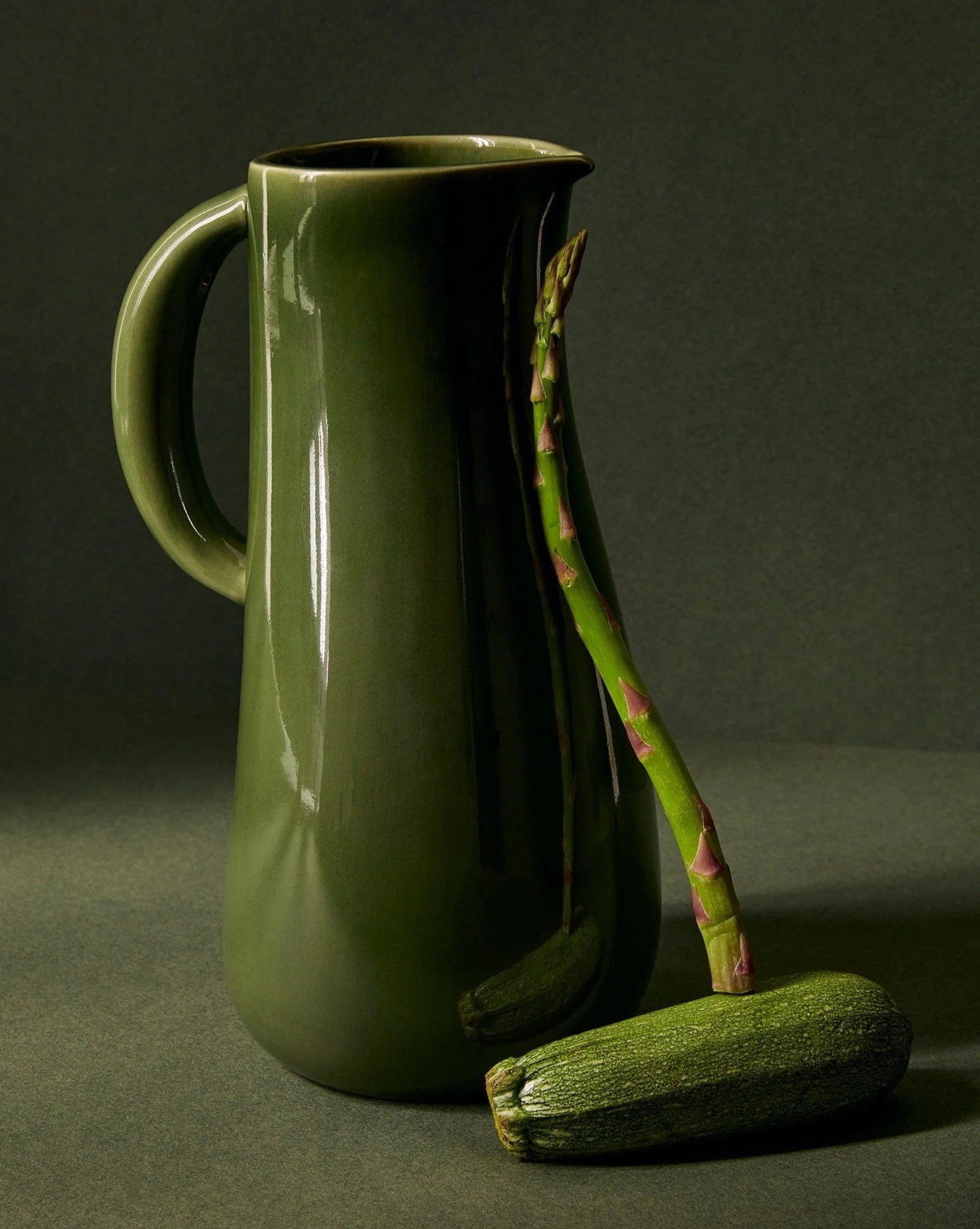 Stoneware Jug | Dadasi 50 Oz - Green