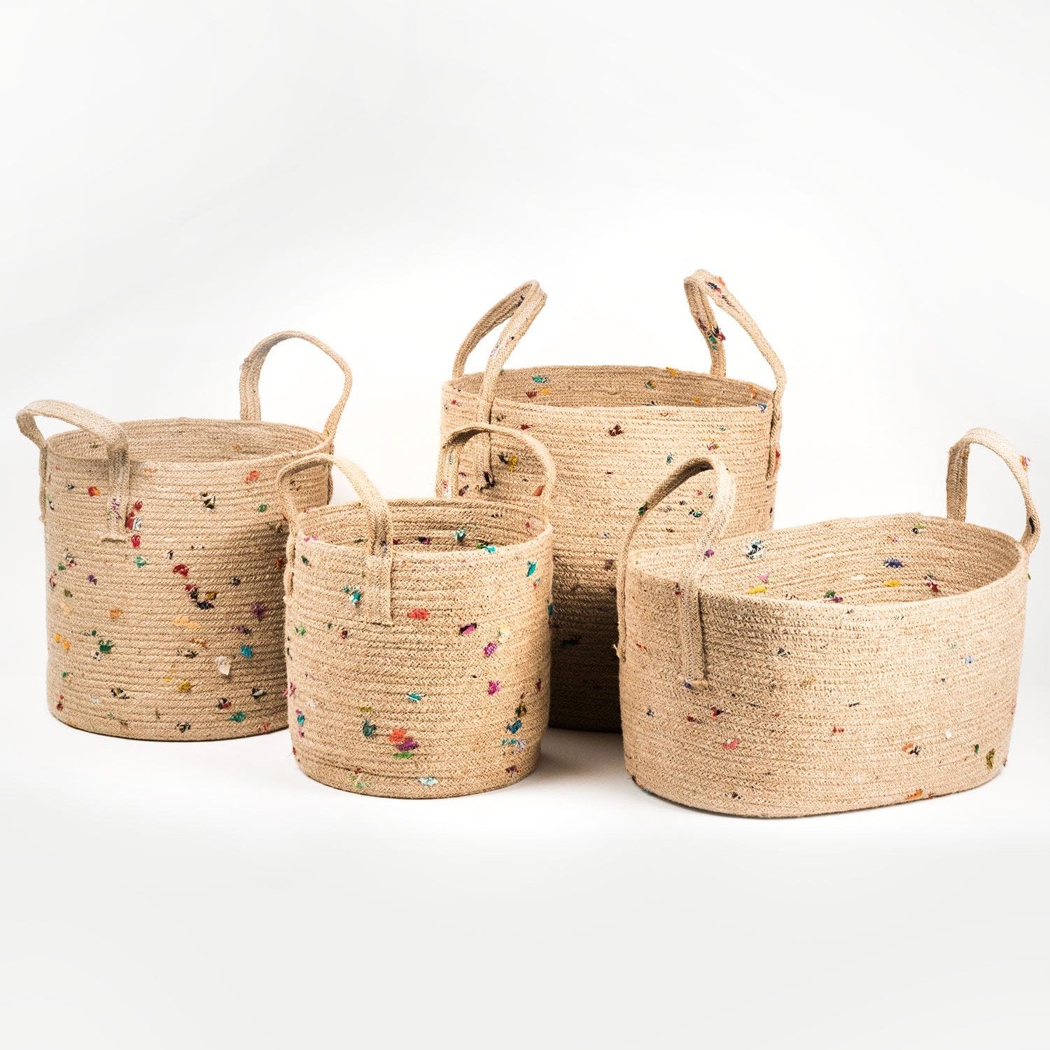 Ten Thousand Villages Jute Basket - Thumbnail 2