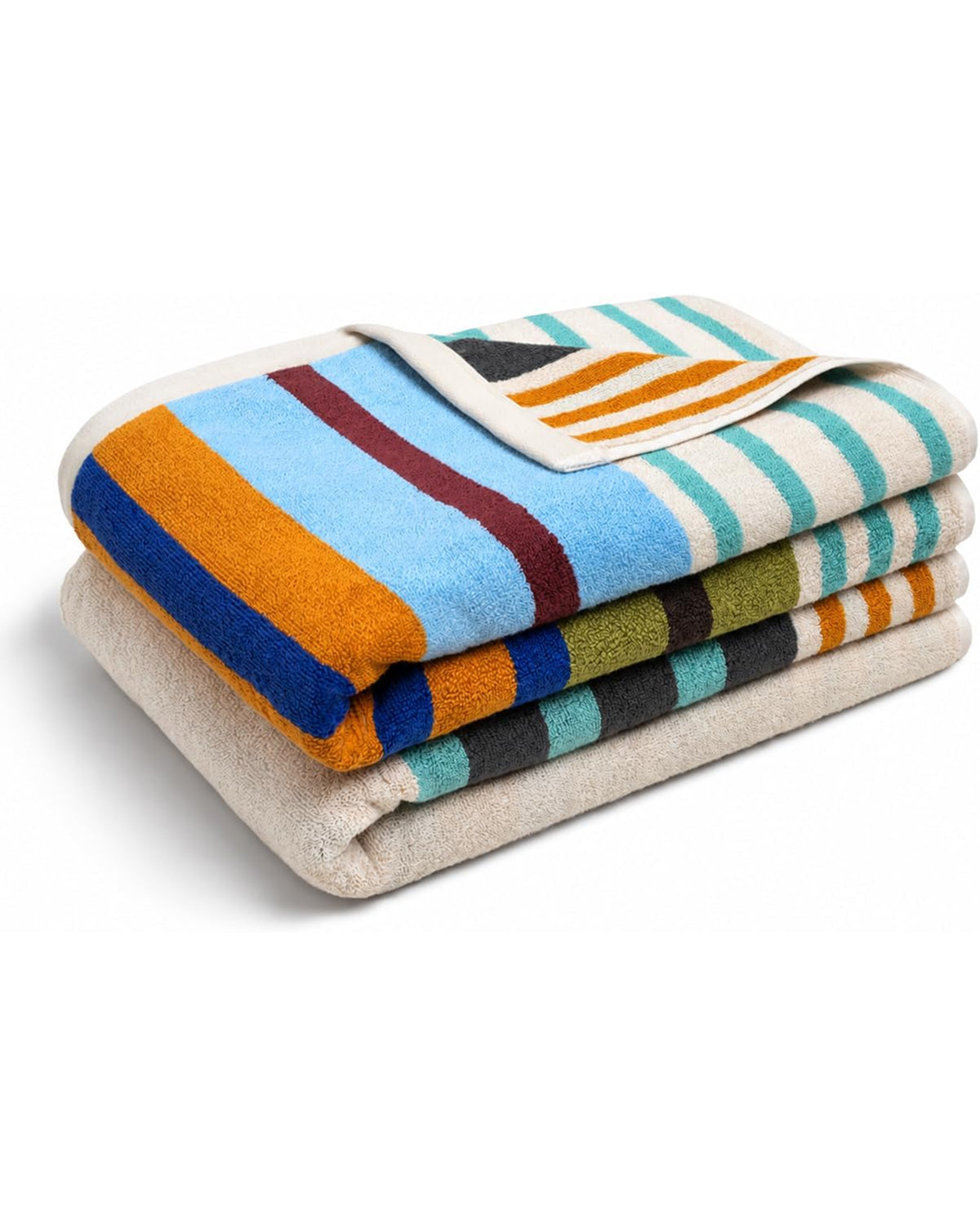Everlayer Plush  Cotton Reversible Towel - Janus Composition