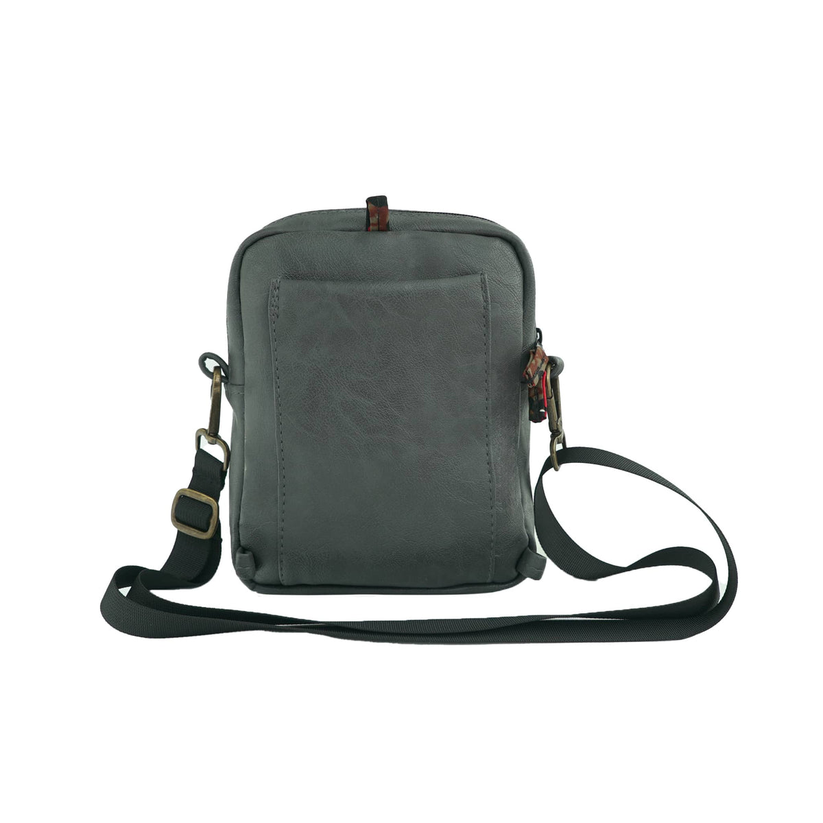 Rozi Vegan Leather Crossbody Bag 2L #color_gray