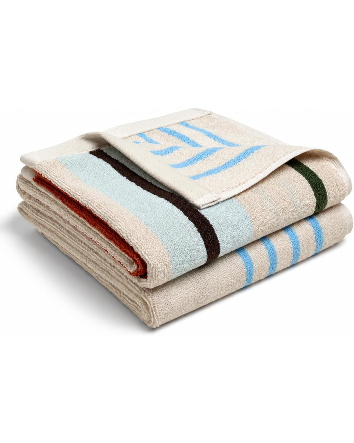 Everlayer Plush  Cotton Reversible Towel - Janus Composition
