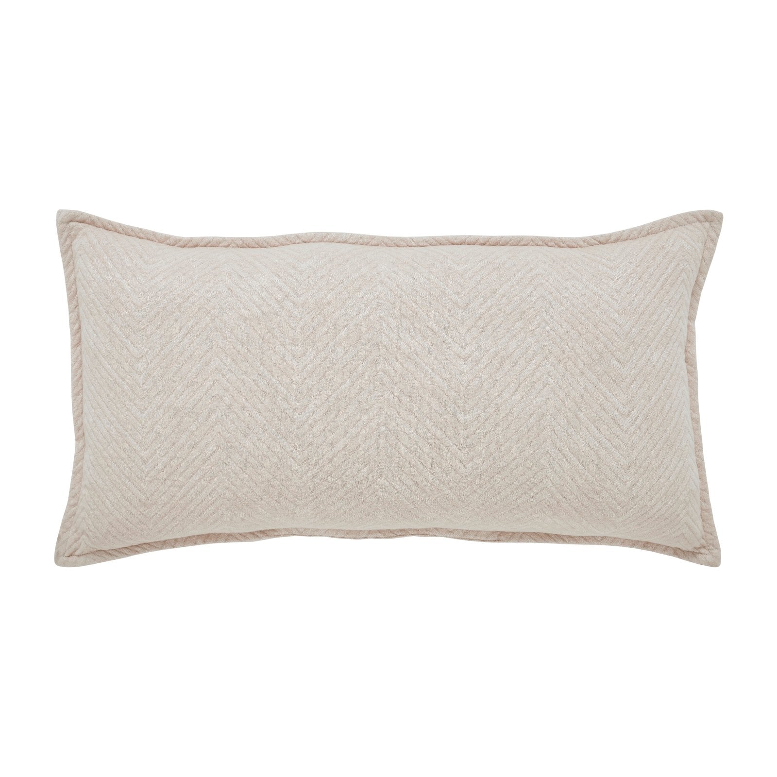 TP-122-1426_1|Elegant off-white decorative pillow featuring a chic herringbone pattern and delicate braided trim for sophisticated decor.