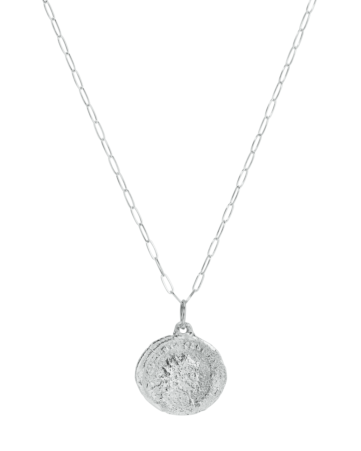 Nautical Mile Silver Coin Necklace