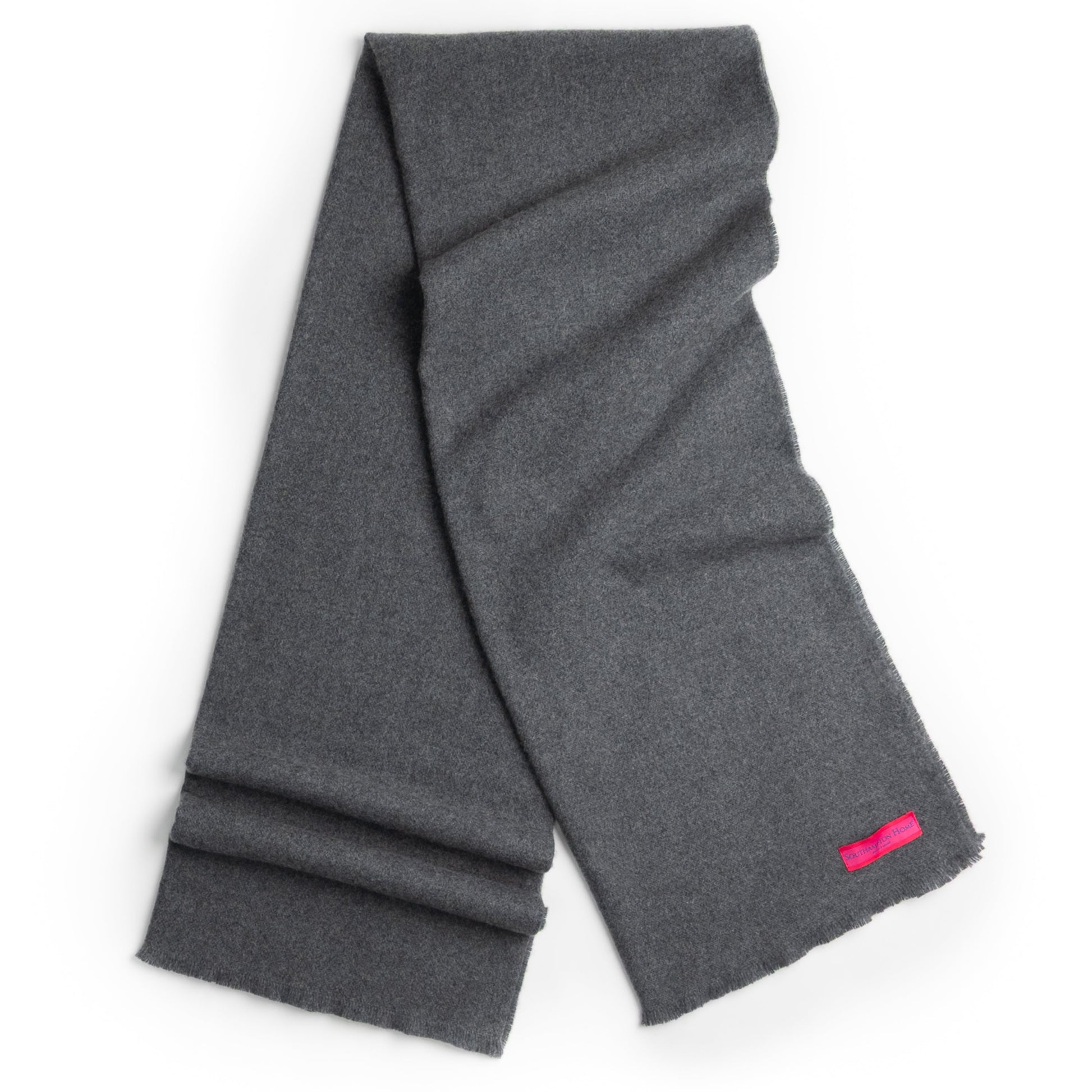 Luxury Cashmere Throw ~ Charcoal ~-Blankets-[bar code]-Prince of Scots