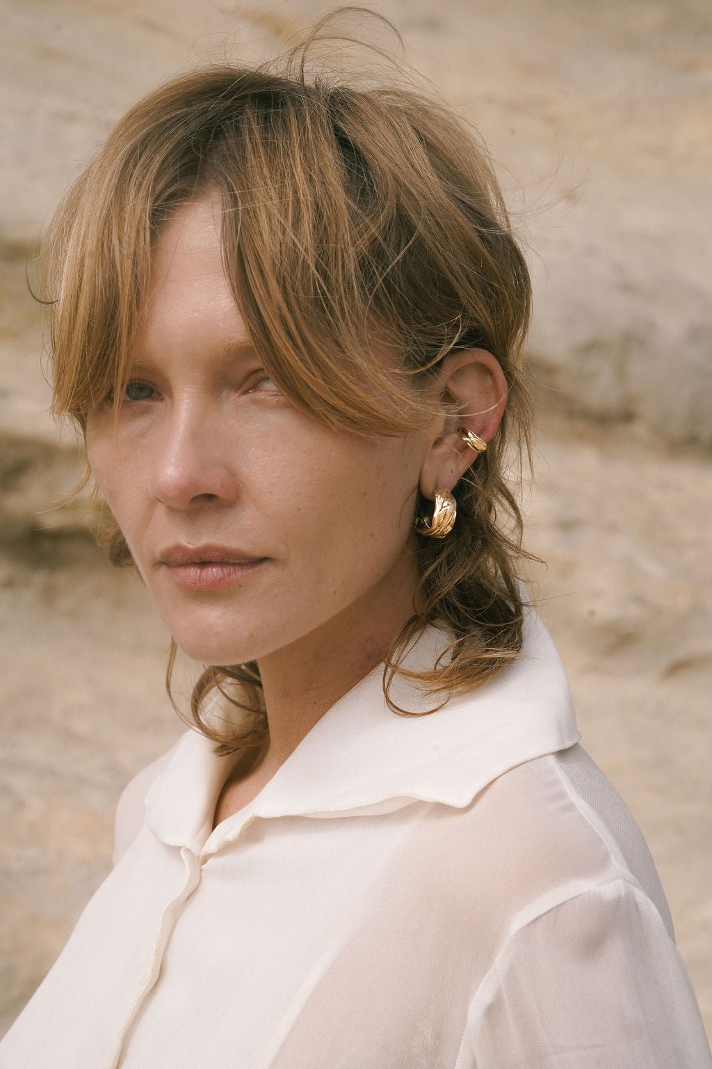 Arches Gold Ear Cuff - Dea Dia