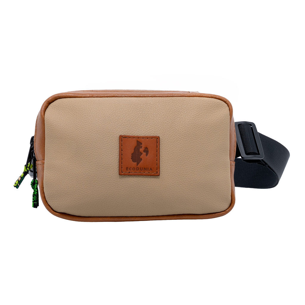 Vegan Leather Crossbody Belt Bag EcoDunia #color_multicolor