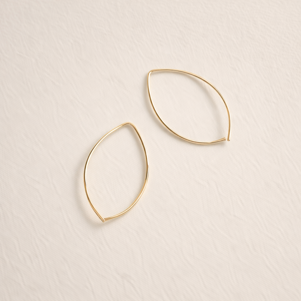 Poppy Threader Earrings | Gold Fill