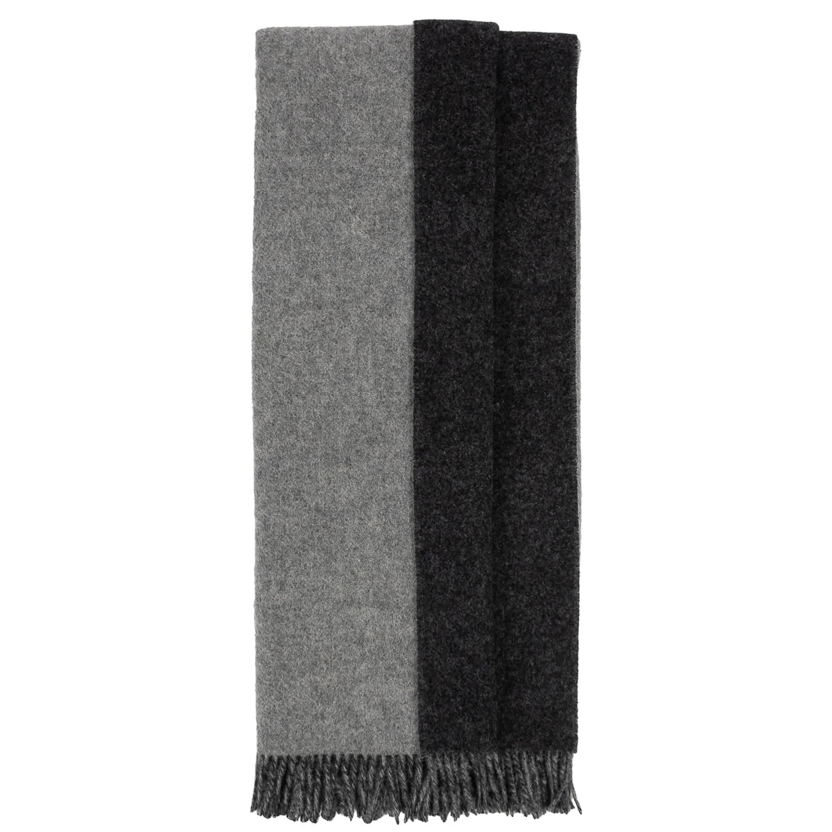 Highland Tweeds Reversible Double Cloth Throw (Silver/Grey) Available 4/25-Throws and Blankets-[bar code]-Prince of Scots