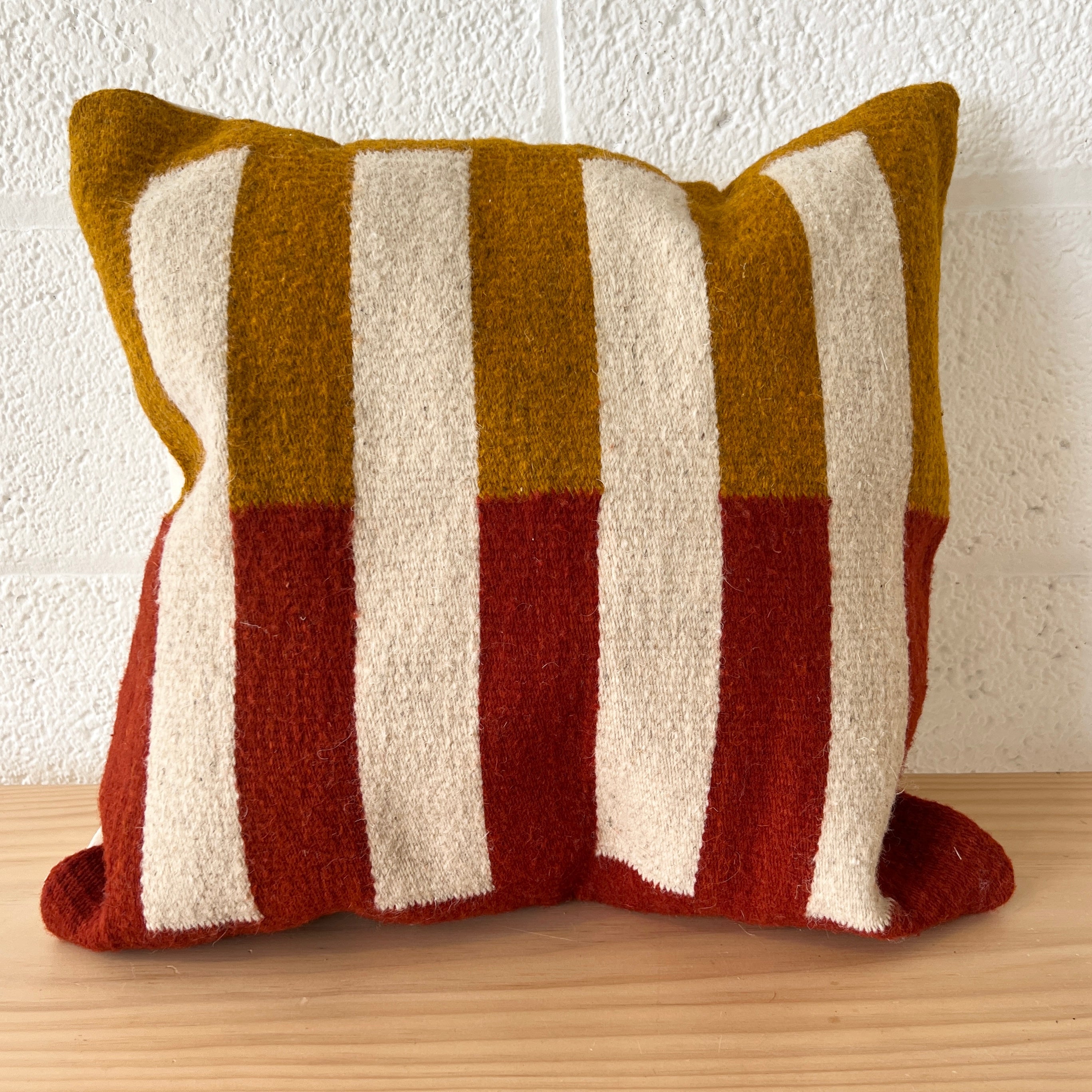 LOOM Imports Wool Tri Colored Pillow Nº1