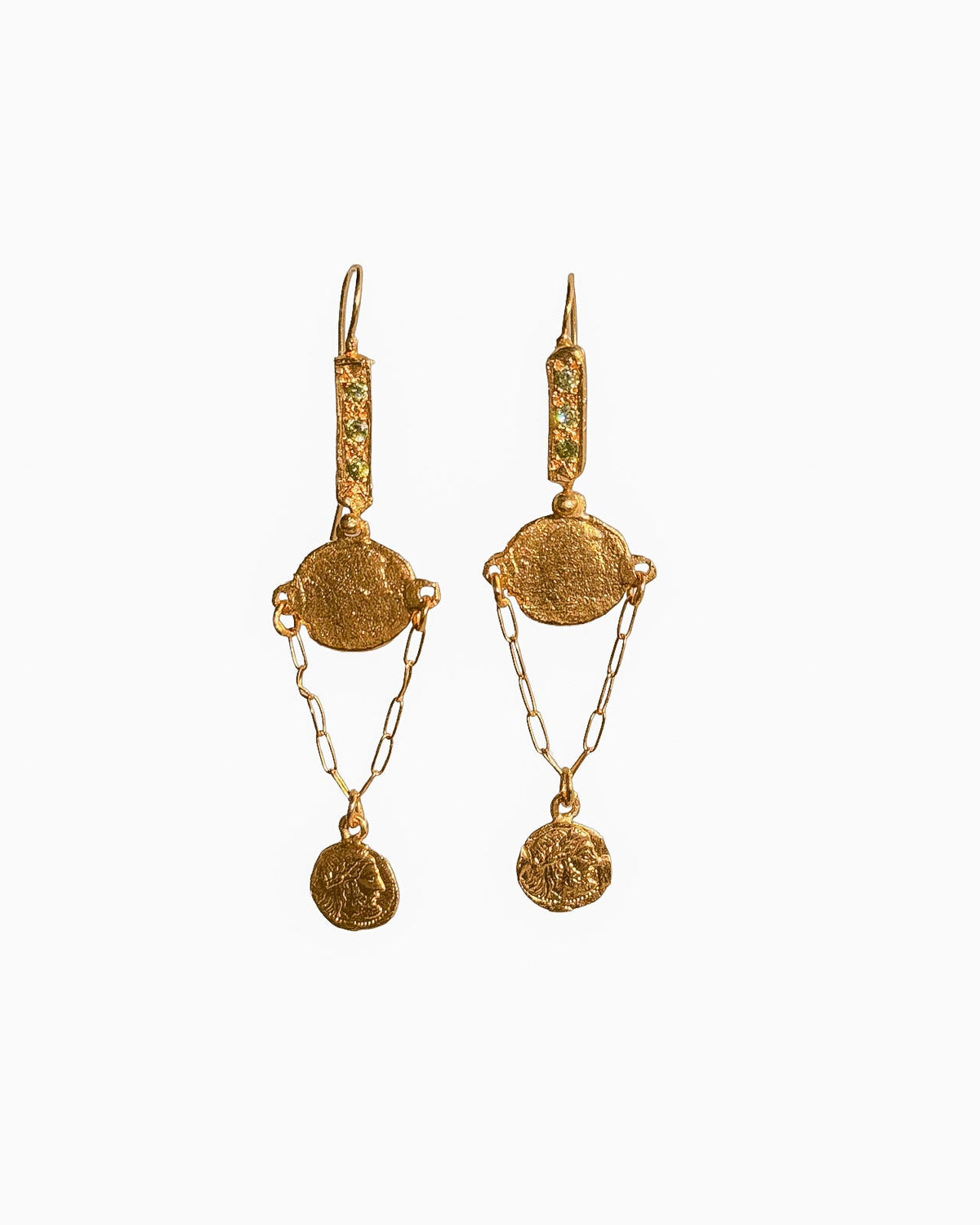 Evening Olivine Earrings