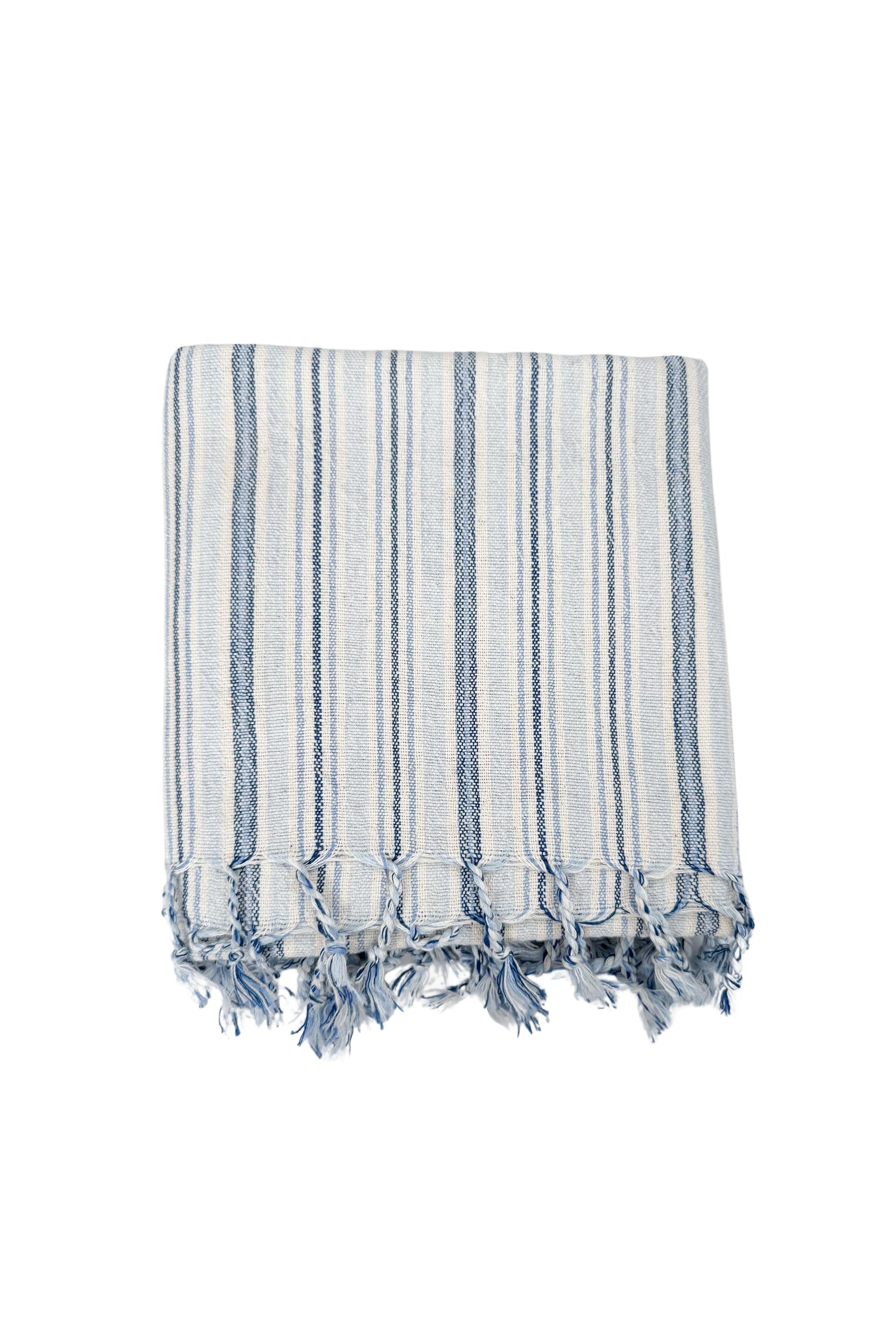 Home & Loft light-blue-cape-towel beach blanket wrap