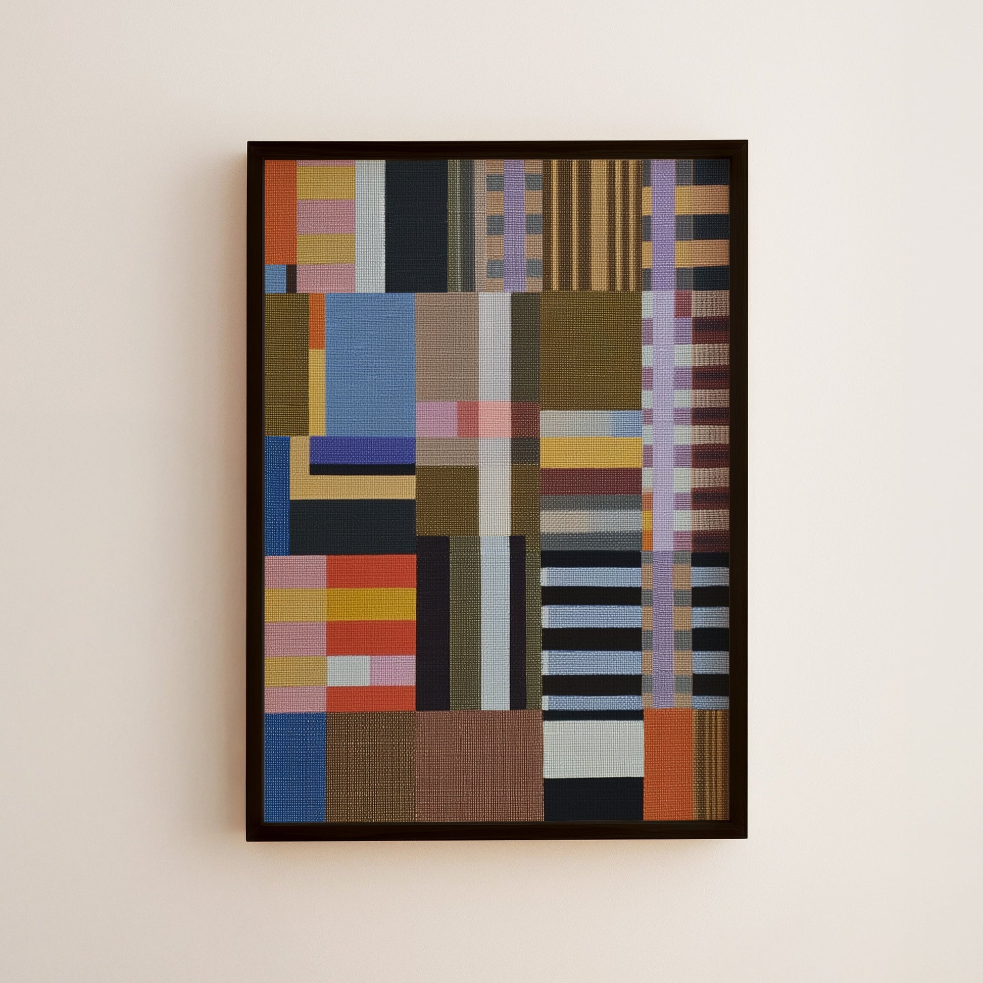 Woven Perspectives No. 02 — Geometric Abstract Art Print