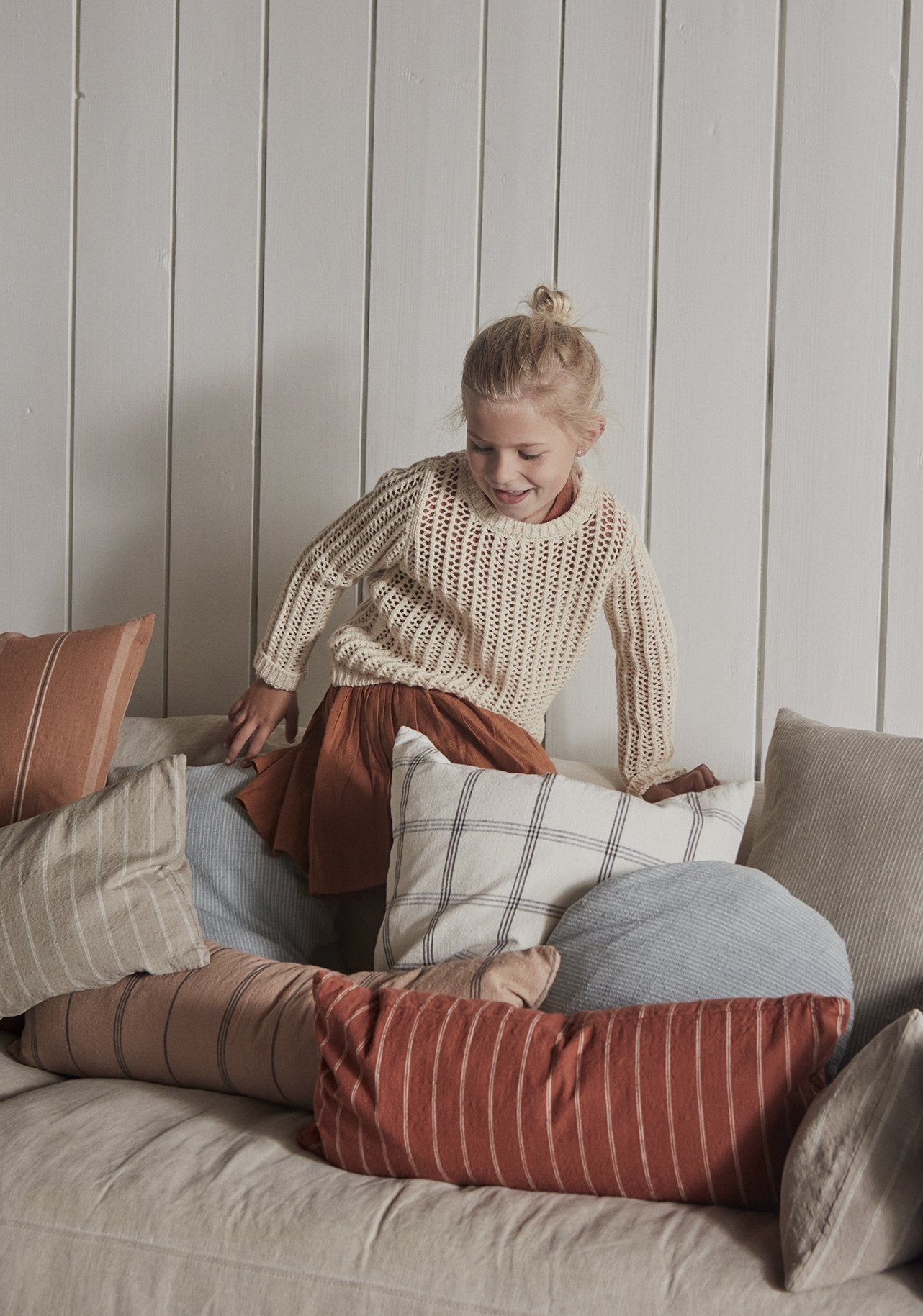 Kyoto Cushion Dusty Blue By Oyoy 2