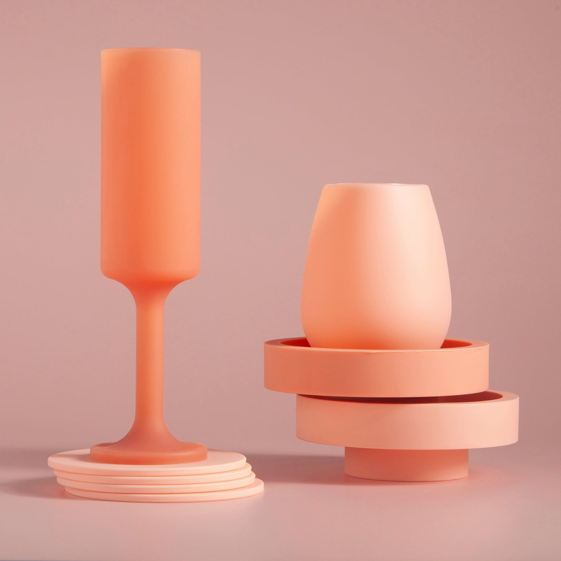 terra + peach | fegg | silicone unbreakable glasses - porter green | style + sustainability