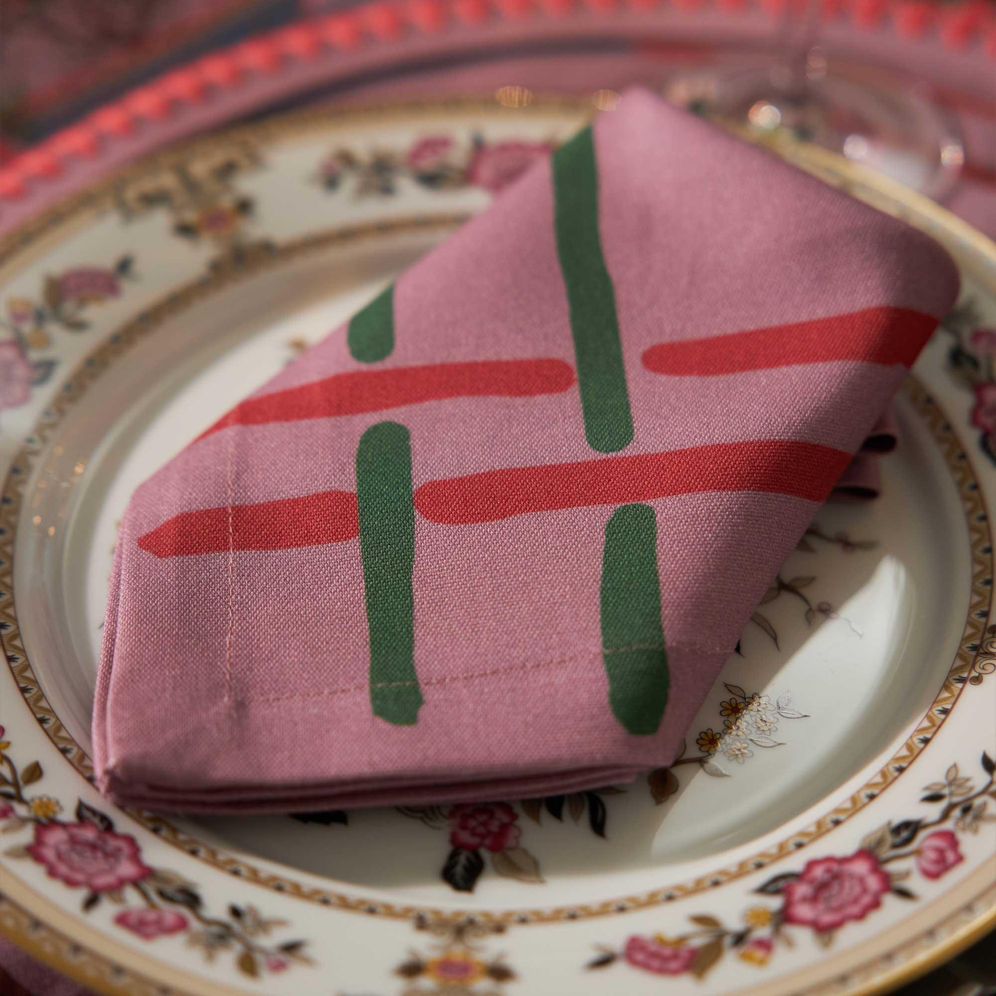 6 Napkins La Vie en Rose - Thumbnail 3