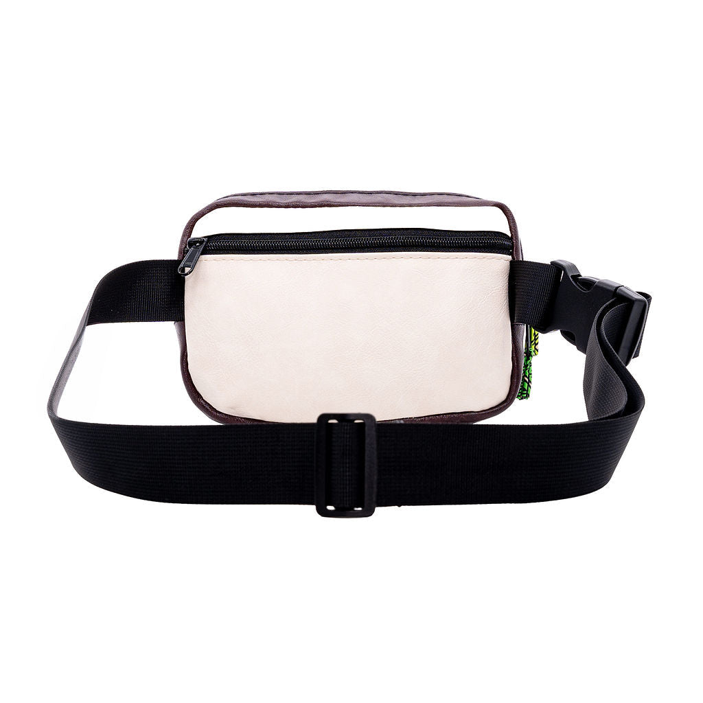 Vegan Leather Crossbody Belt Bag Ecodunia #color_multicolor