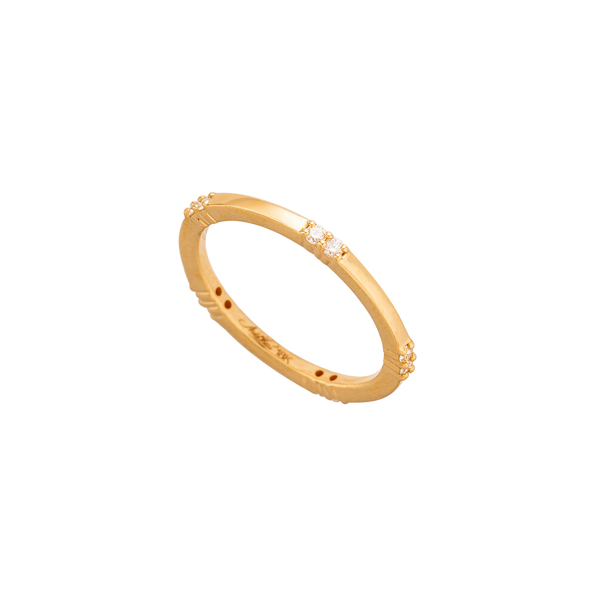 Bit o' Honey 18K Gold Diamond Ring