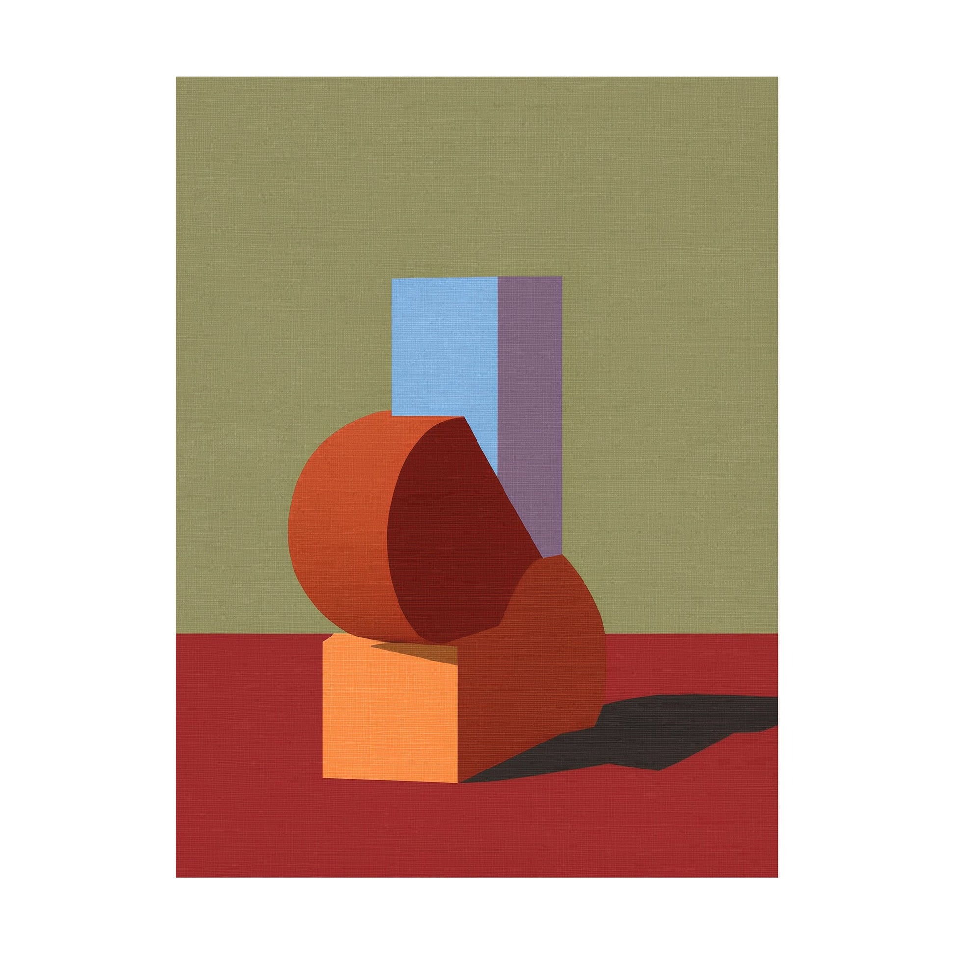 Form and Structure No. 04 — Geometric Abstract Art Print