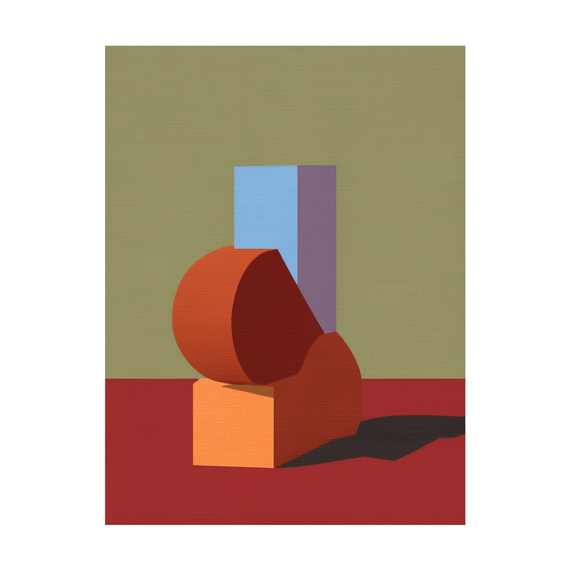 Form and Structure No. 04 — Geometric Abstract Art Print