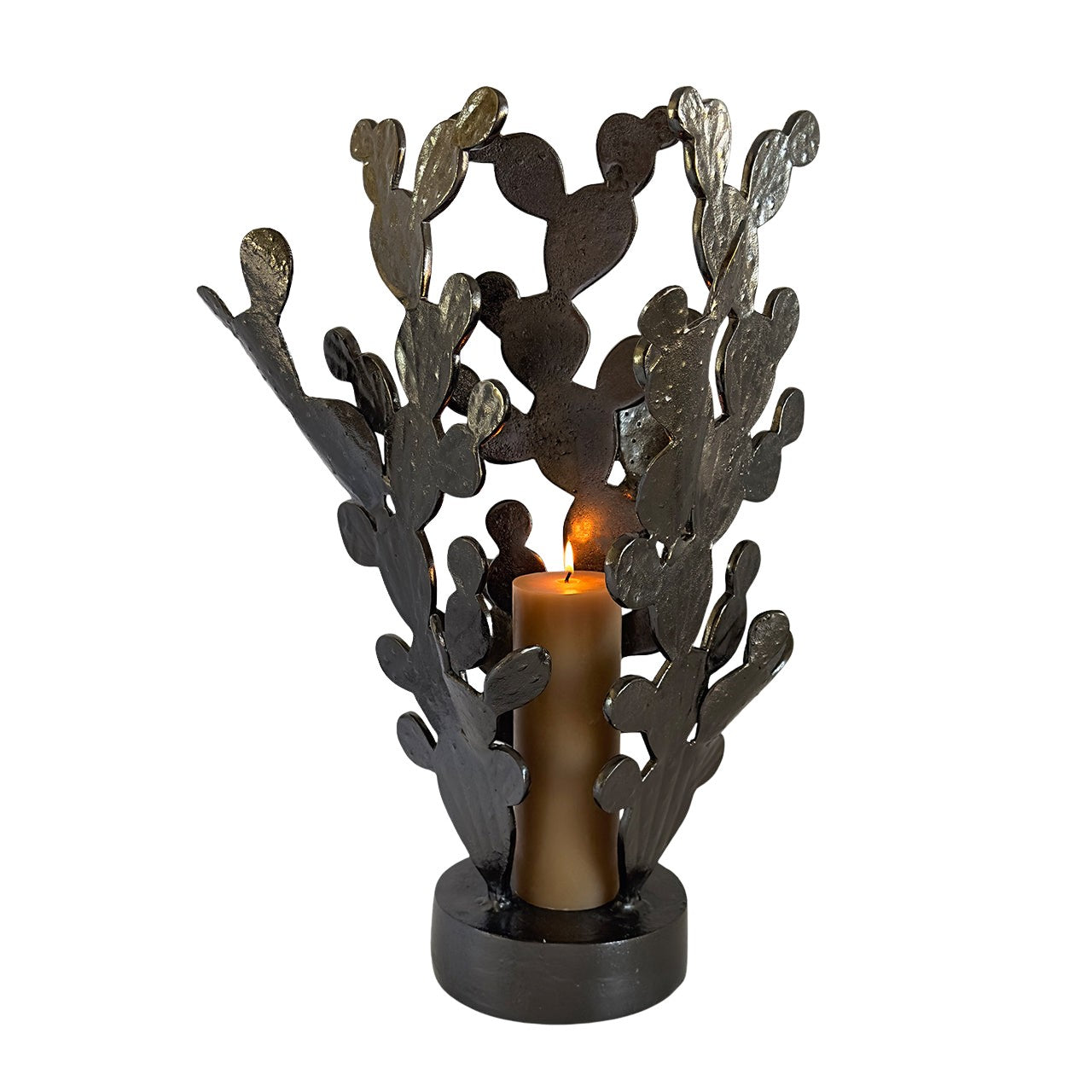 San Miguel Nopales Candleholder Sculpture - Nima Oberoi Lunares 