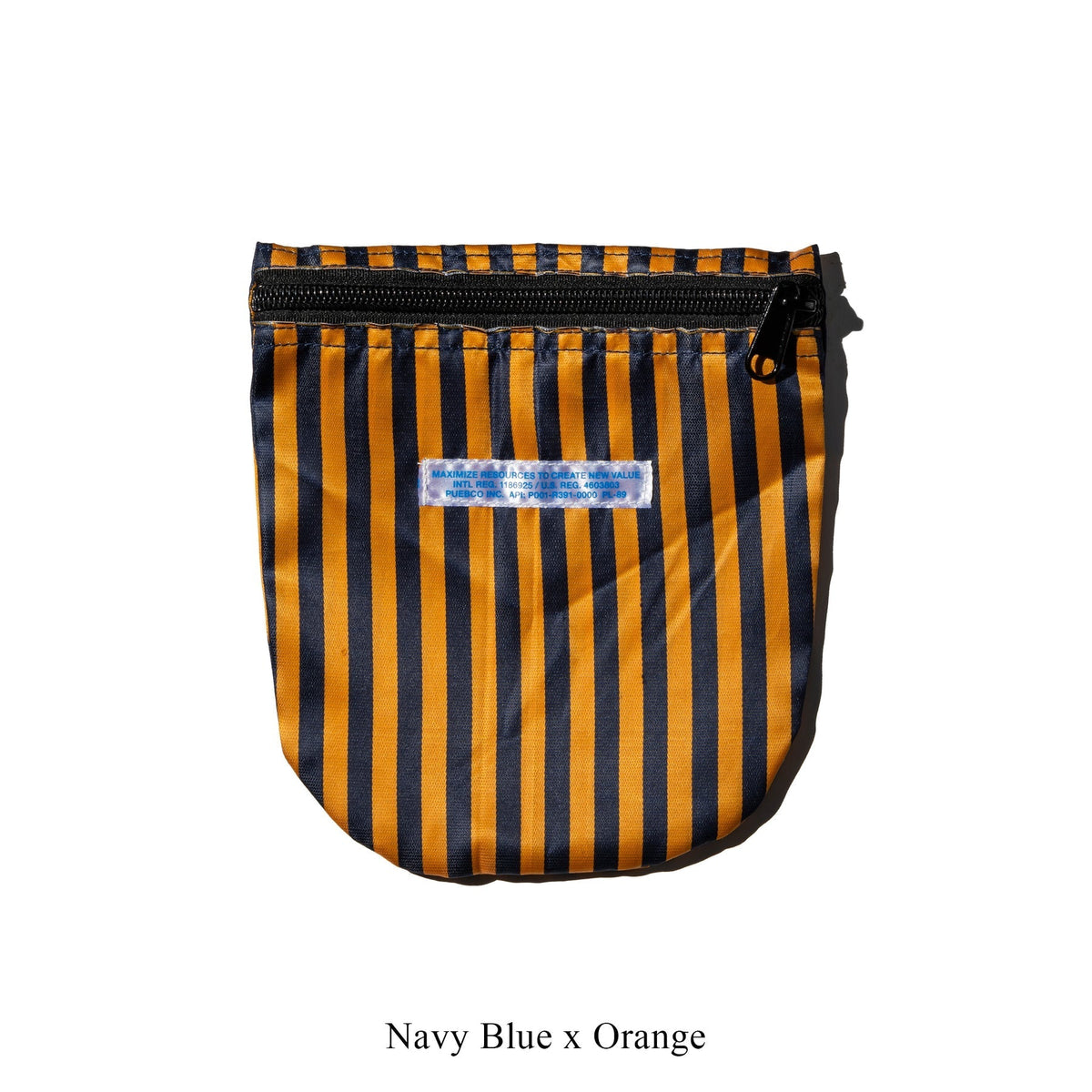 school tie fabric semicircle pouch puebco 504421 12