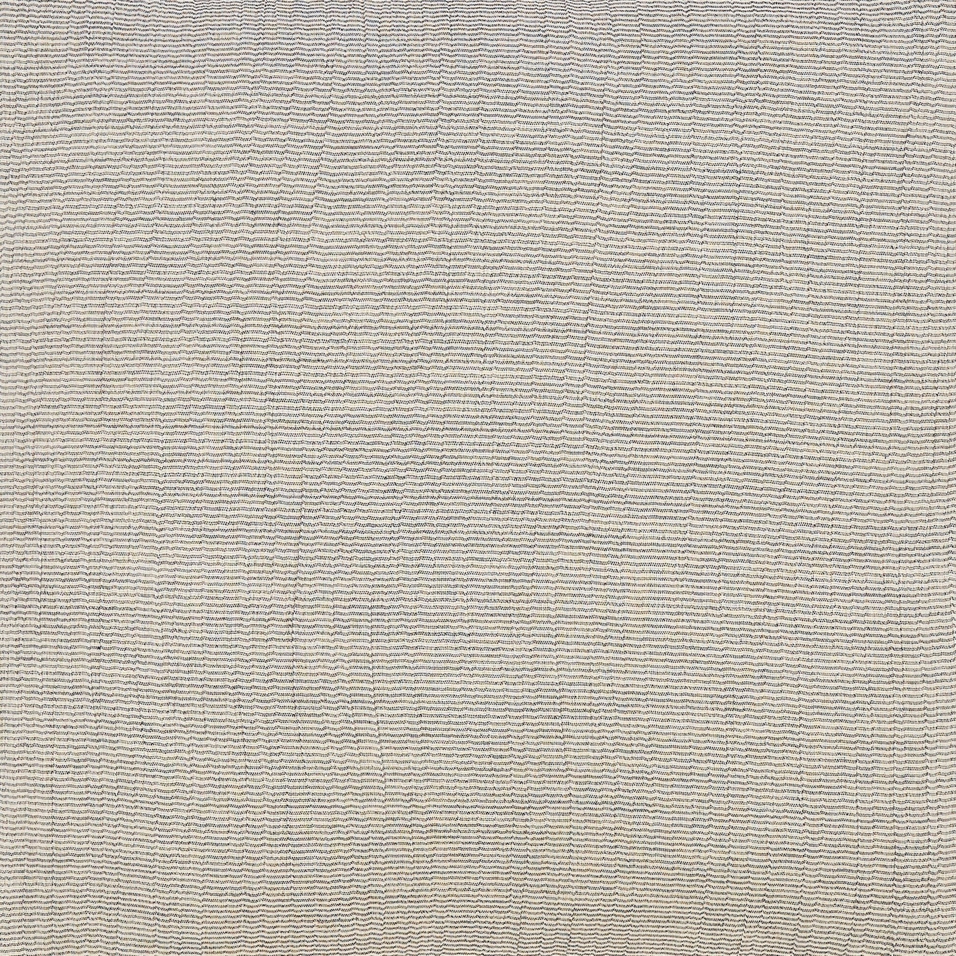ES-113-2626_2|Muted grey-beige striped woven blanket, versatile for modern or classic bedding. Soft throw for cozy comfort.