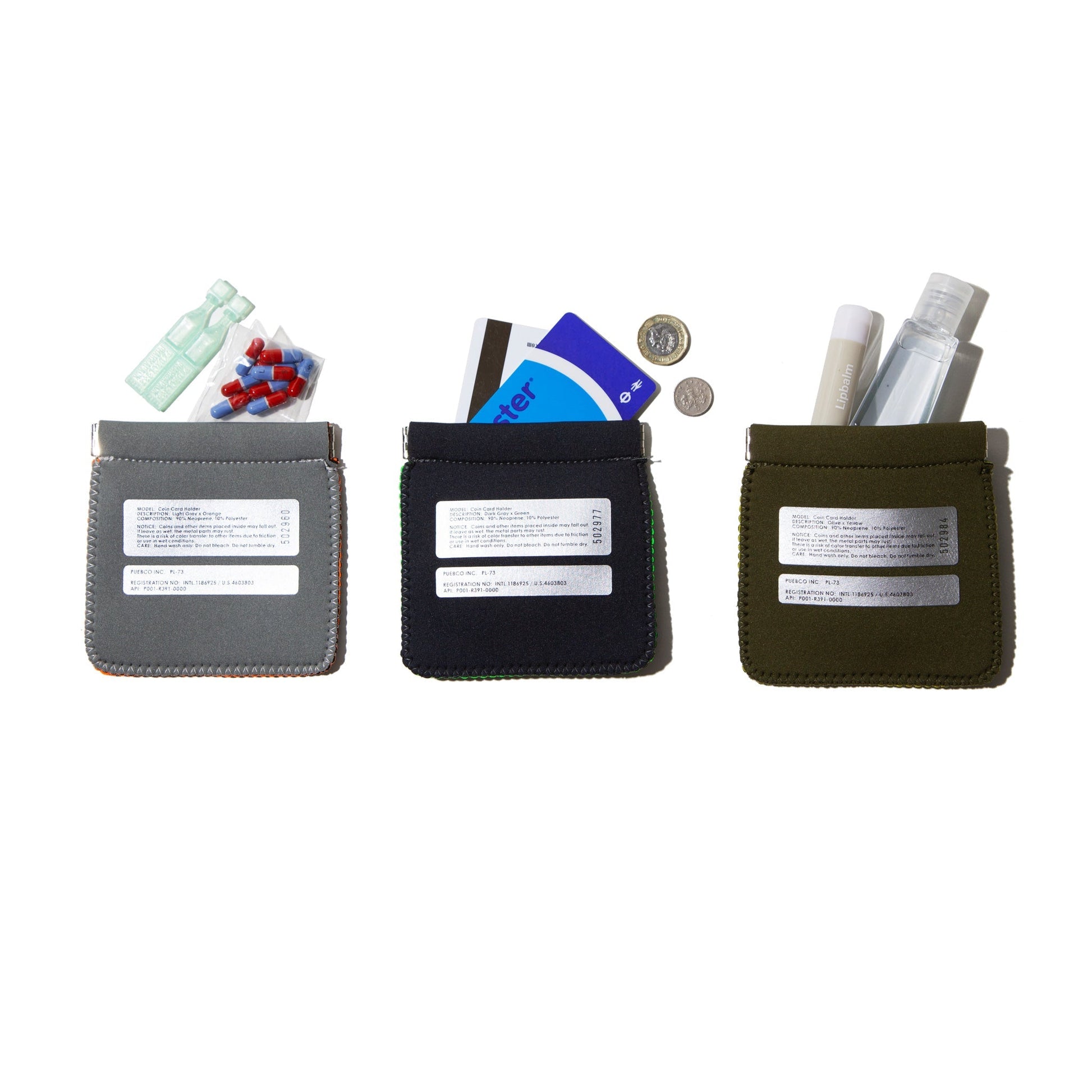 Coin Card Holder With Silver Logo Printing In Various Colors By Puebco 502960 1