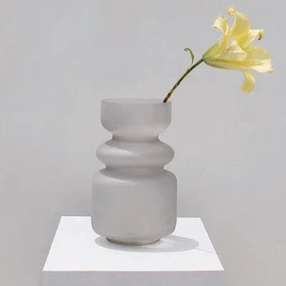 Elsa Vase - Frosted Grey - Thumbnail 3