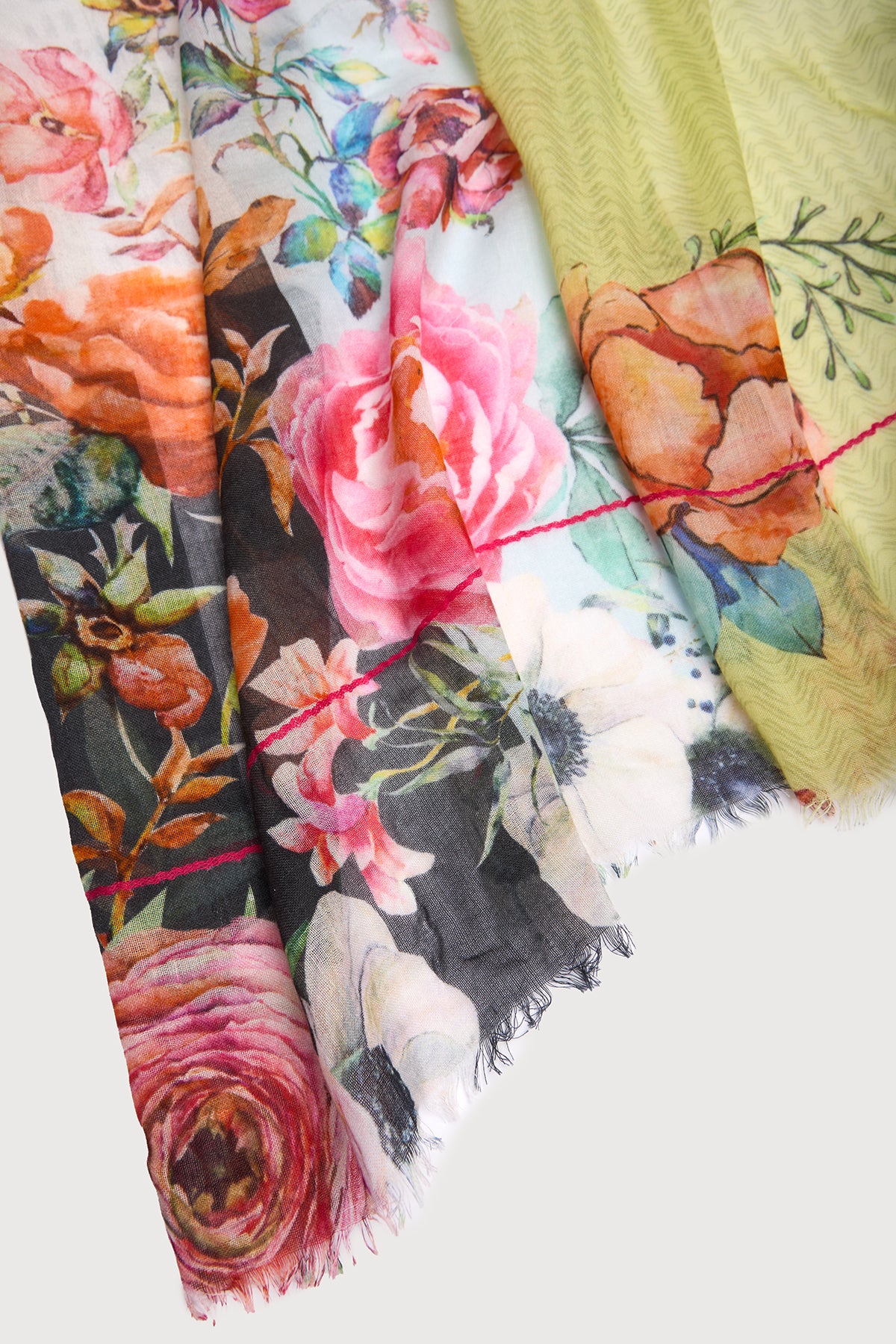 Enchanted Garden Scarf - Light Multi