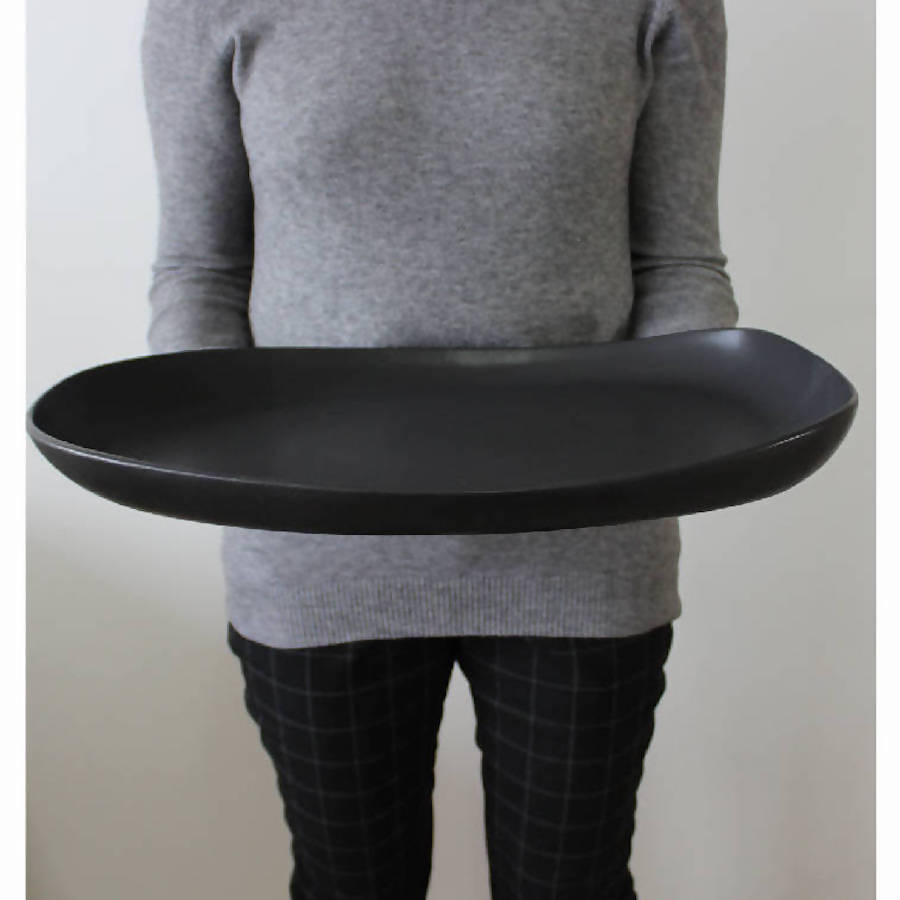 Stoneware Long Serving Platter - Thumbnail 5