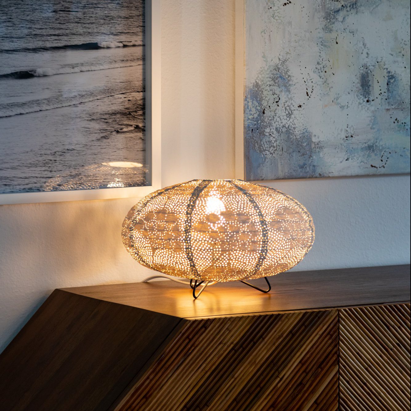Soji Stella Solace Tyvek Indoor Table Lamp