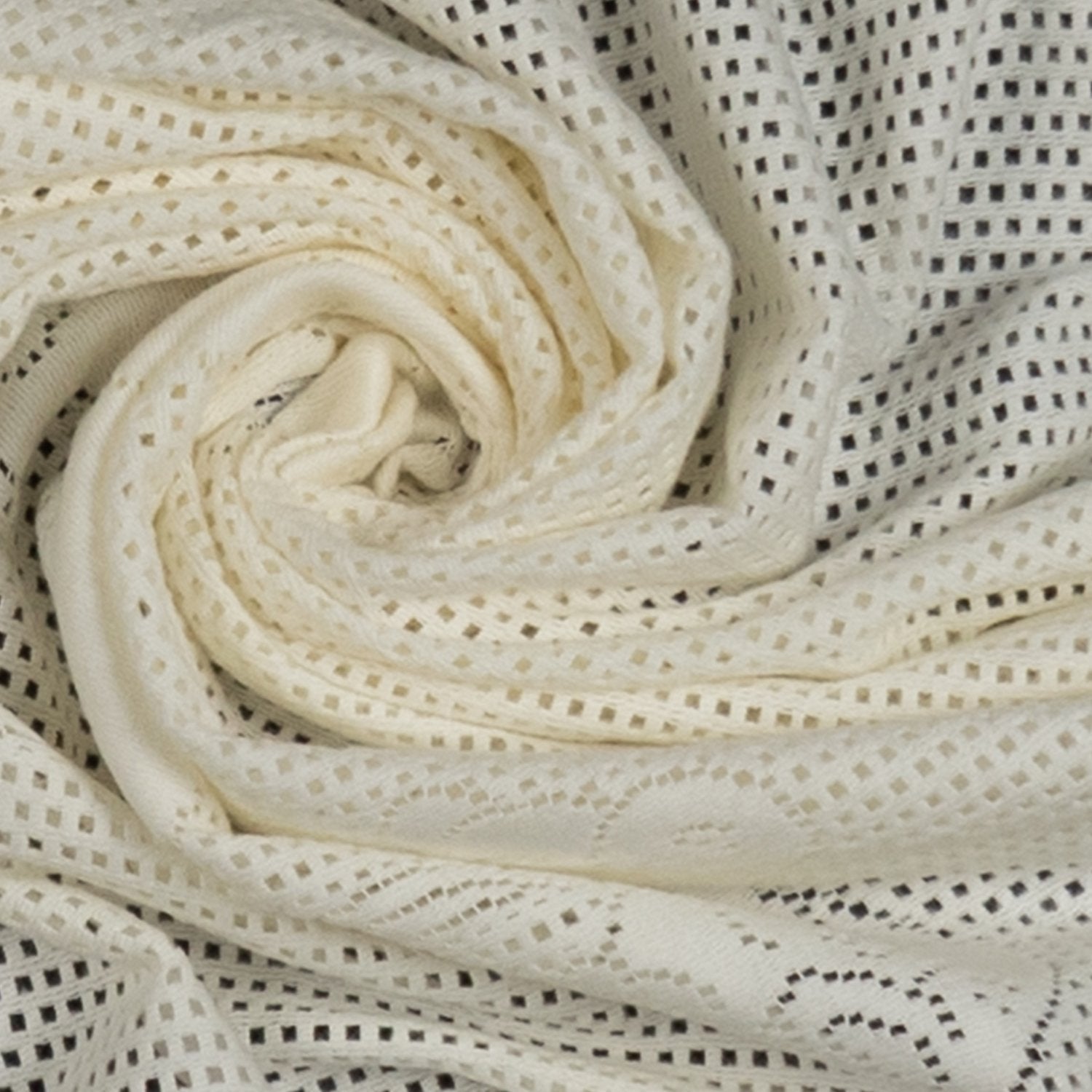 Southampton Home Lace Weave Teddy Bear Baby Blanket ~ Ivory ~-Gifts-00810032751364-{sku]-Prince of Scots