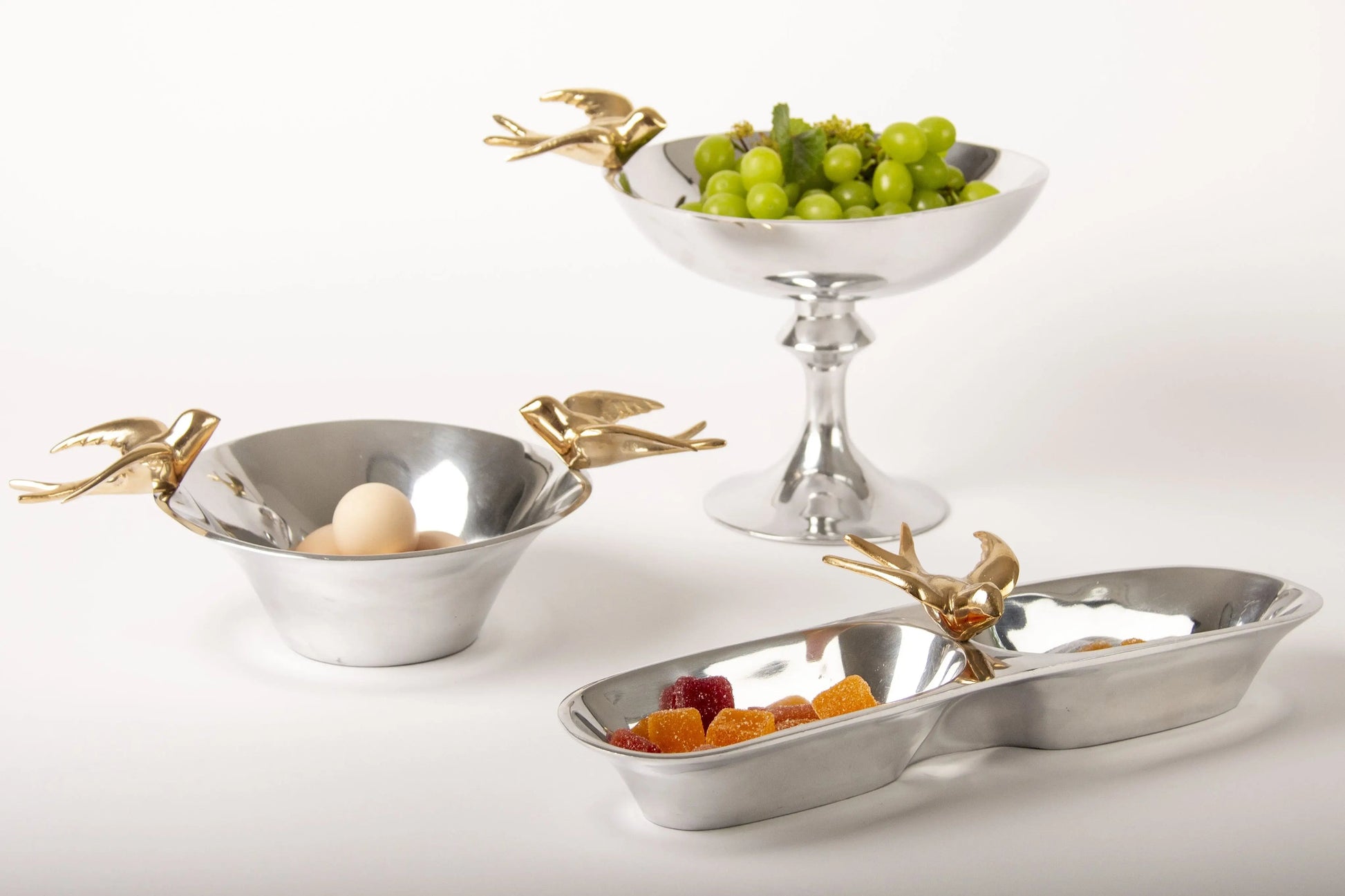 Dove Bowls Sm Silver/Gold - Nima Oberoi Lunares 