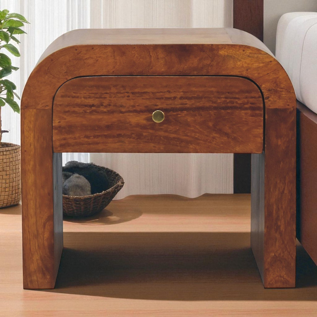 Solid Wood Darcy Bedside Table