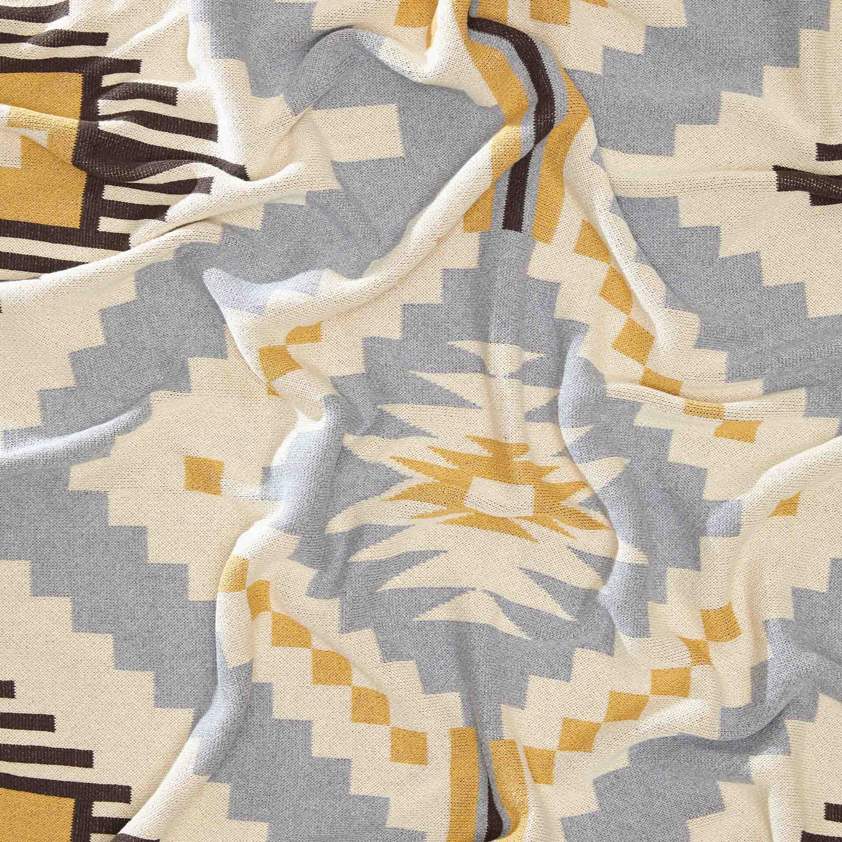 In2Green Eco Throw Cotton Sustainable Knit Throw Blanket | New Horizon