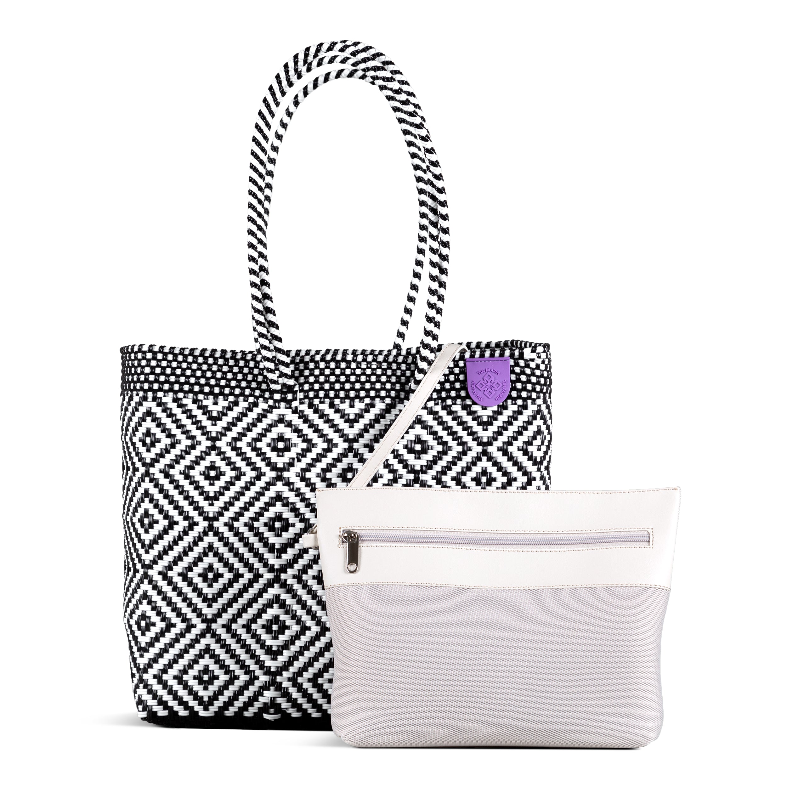 Greca Woven Tote