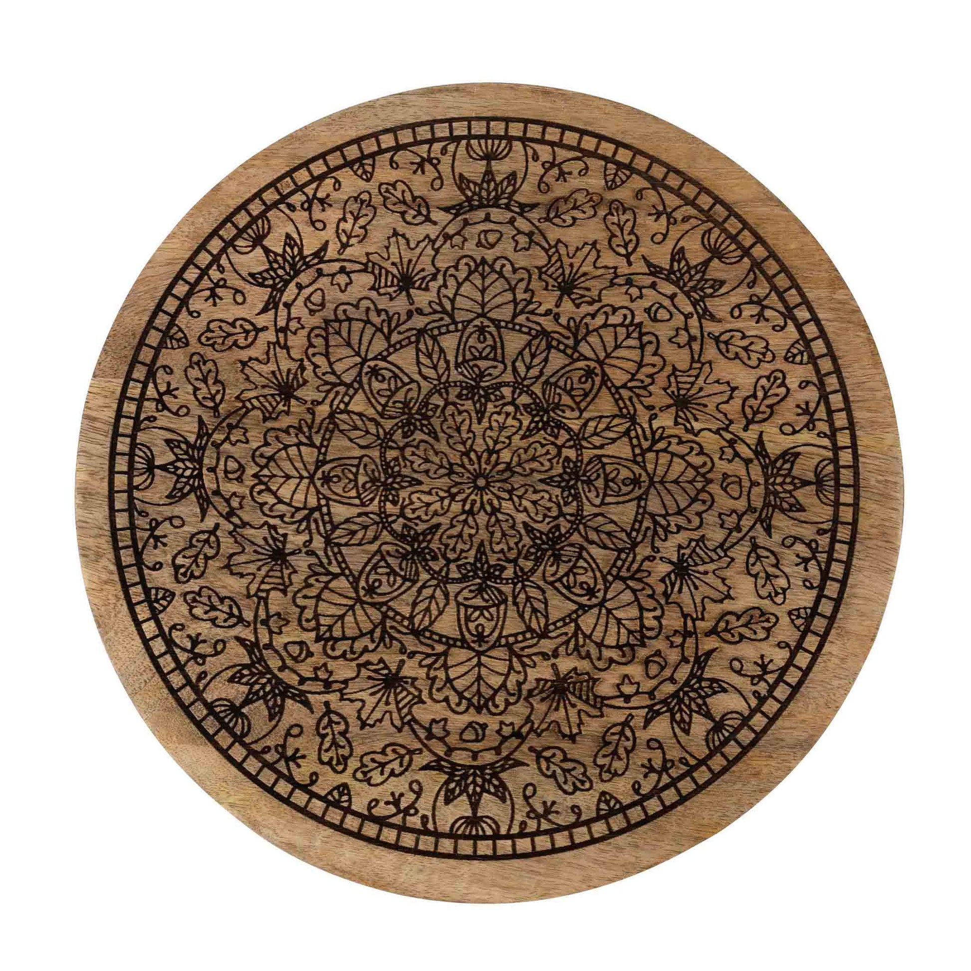 Mandala Wooden Lazy Susan - Ten Thousand Villages